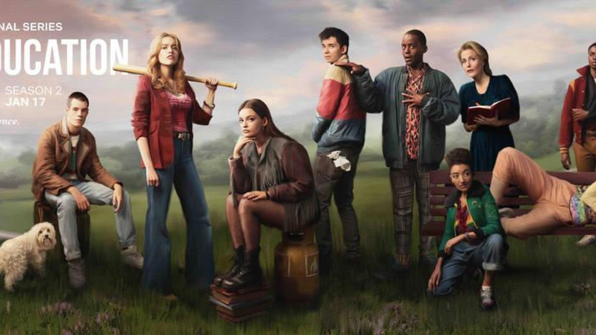 Cartel de la segunda temporada de la serie 'Sex Education'