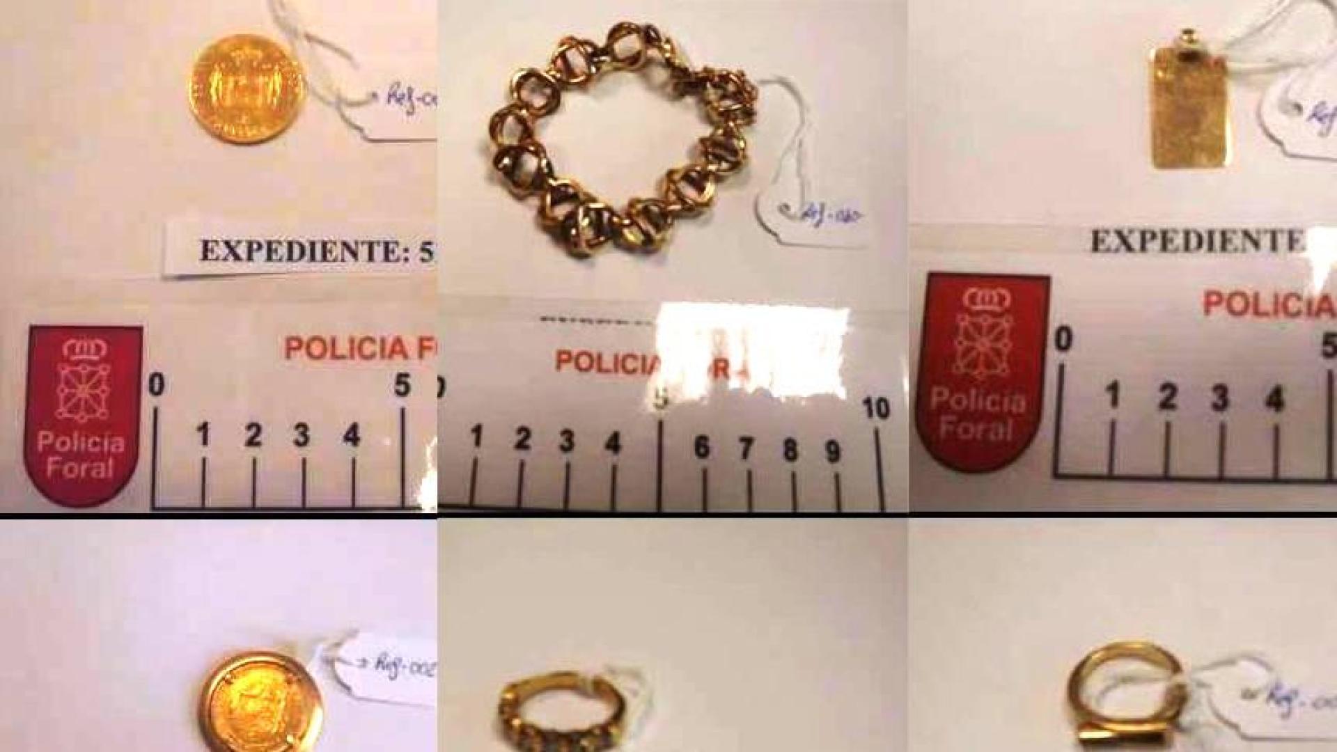 Imagen de las joyas en busca de dueño.