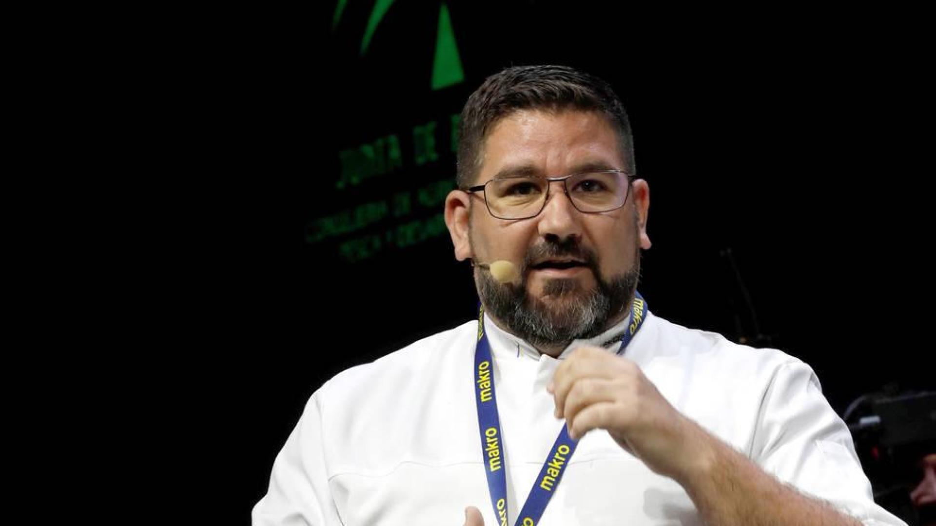 El chef Dani García durante una presentación en Madrid Fusión