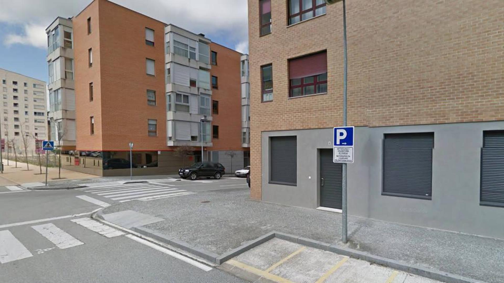 Trasladada por un incendio en su cocina en Mendillorri