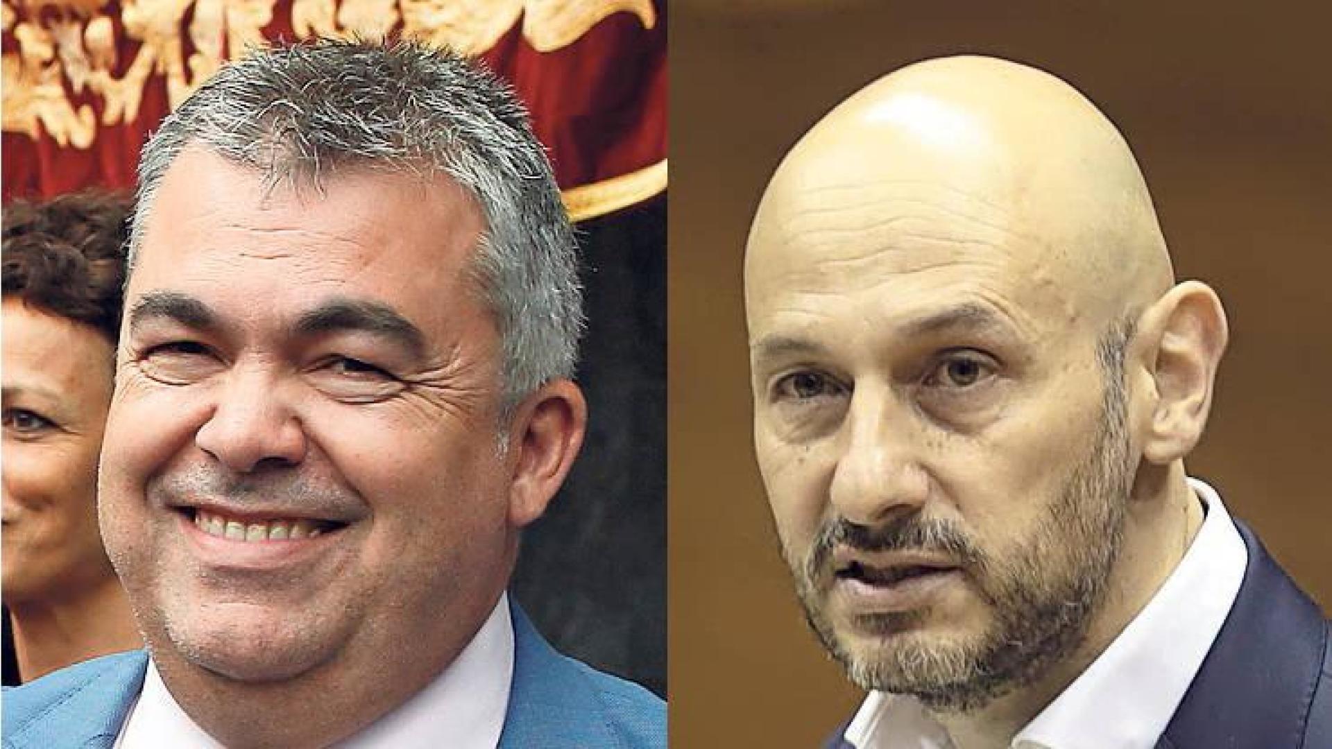 Santos Cerdán e Iñaki Iriarte.