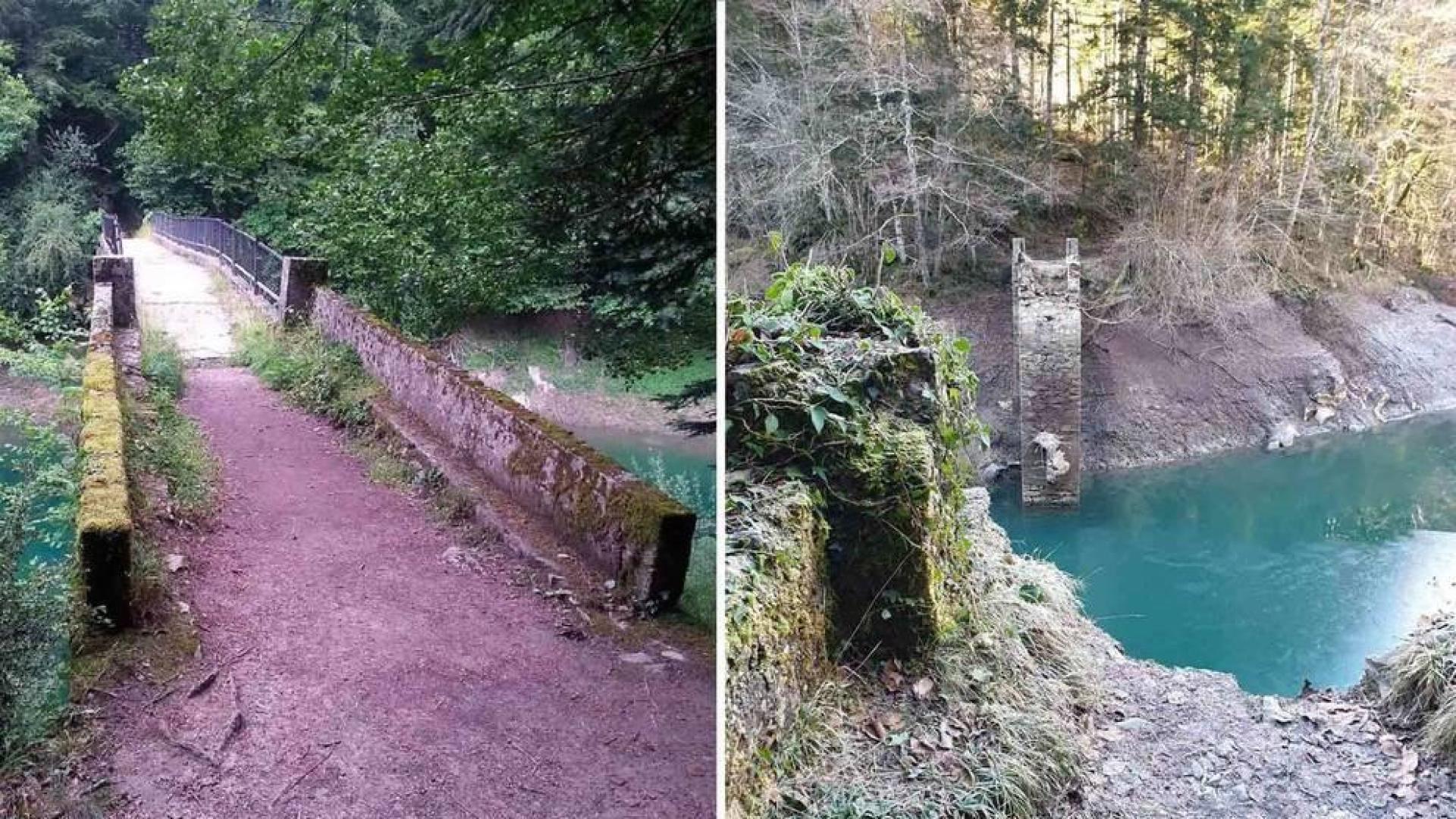 El derrumbe de un puente afecta a una de las rutas más populares de Irati