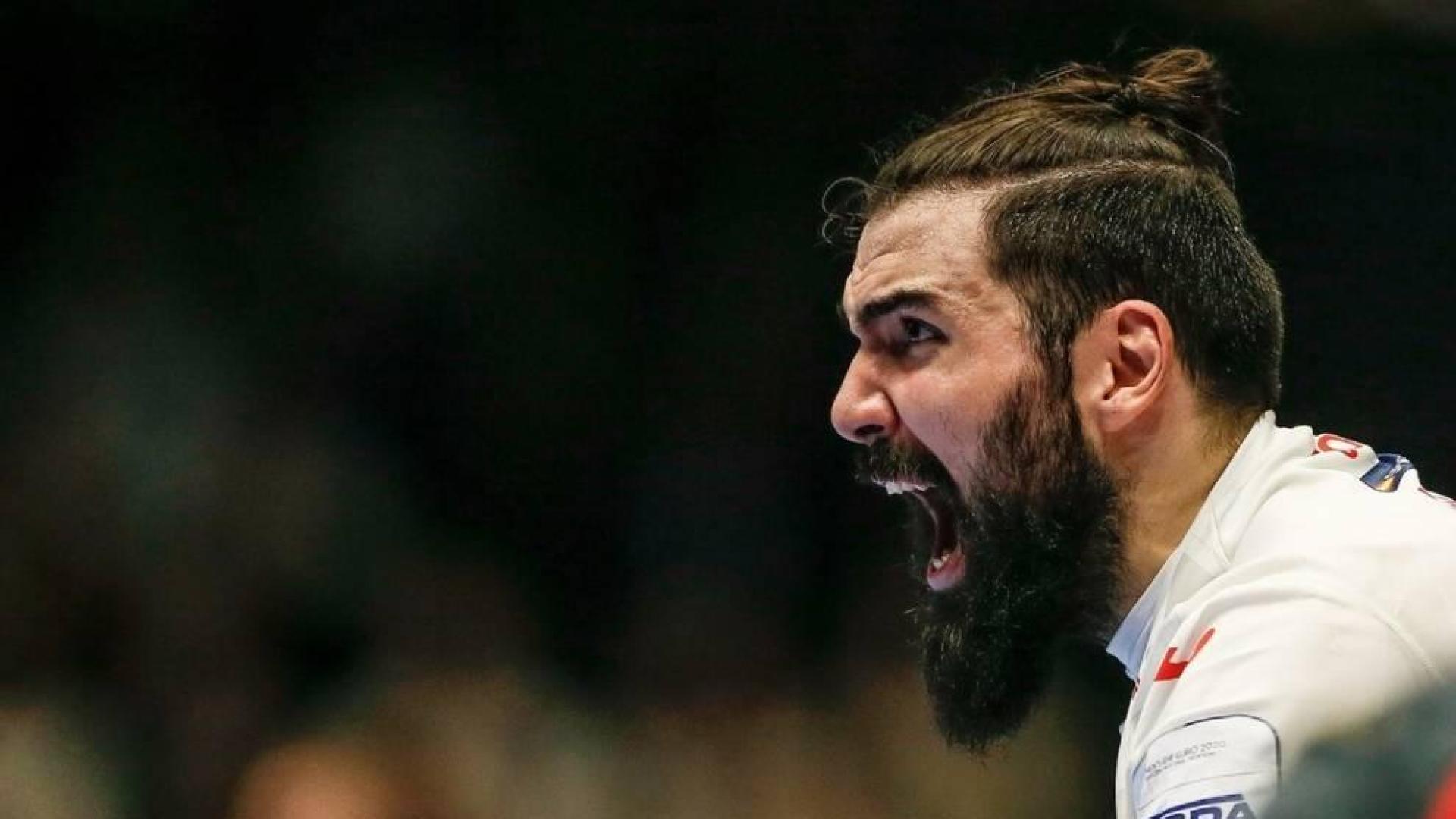 Jorge Maqueda, jugador de la selección española de balonmano.