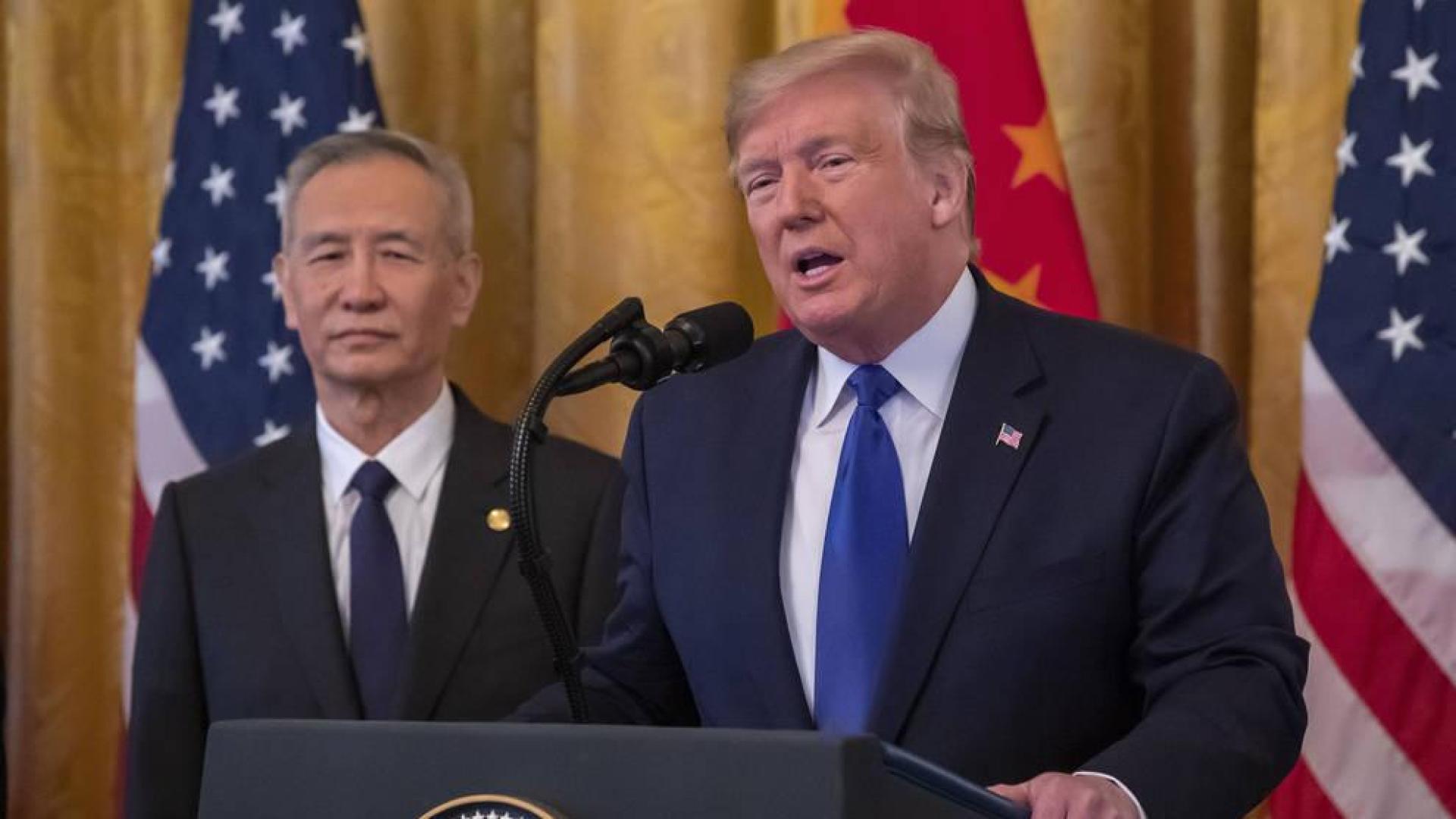 EEUU y China sellan una trascendental primera fase del acuerdo comercial