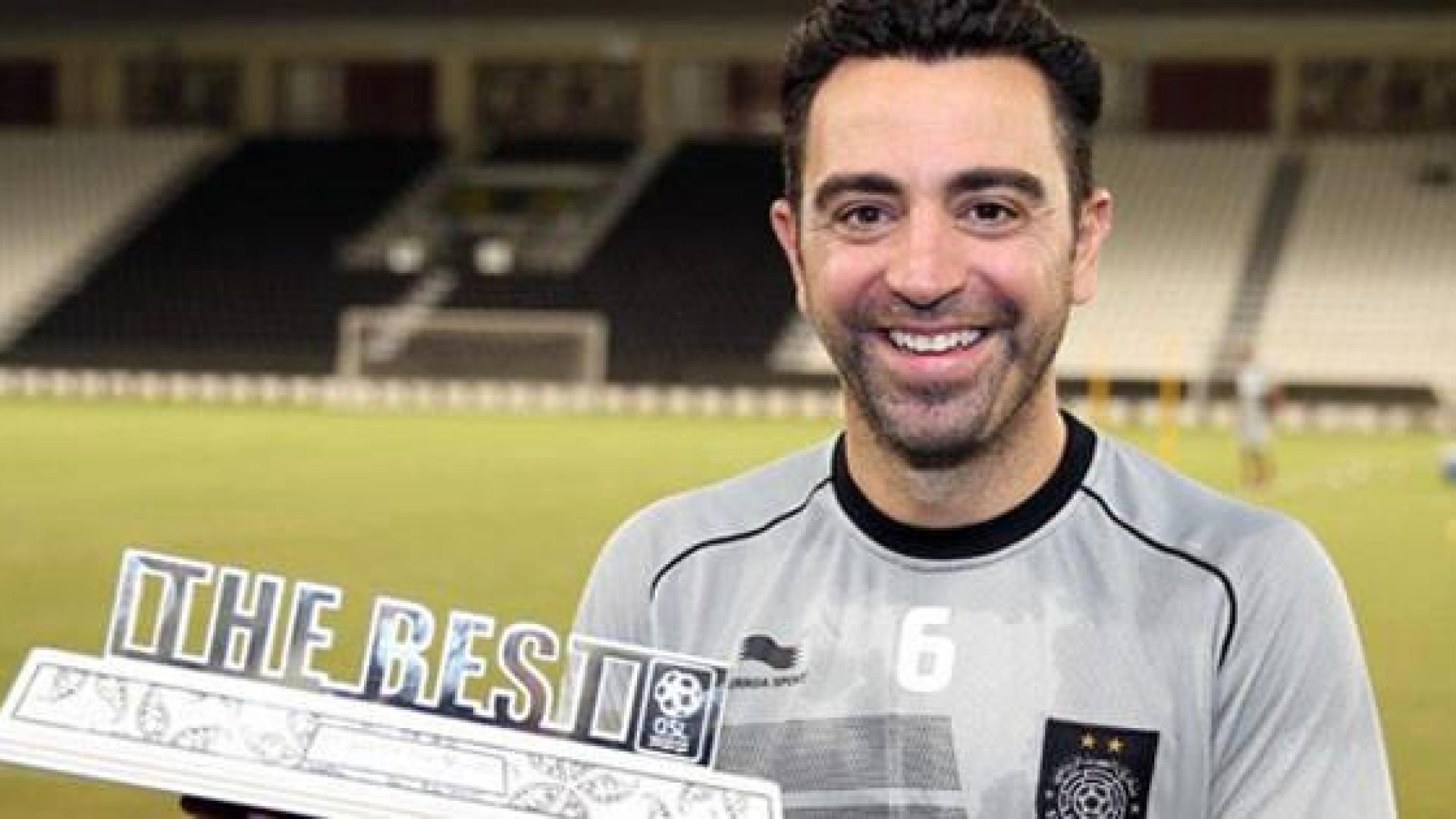 Xavi Hernández, con el Al Sadd de Qatar.