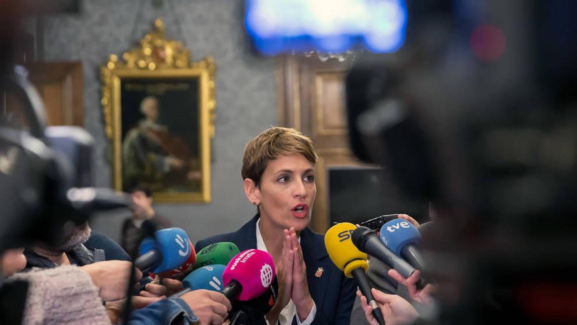 Chivite se reúne este miércoles con Na+ y Bildu para negociar los Presupuestos