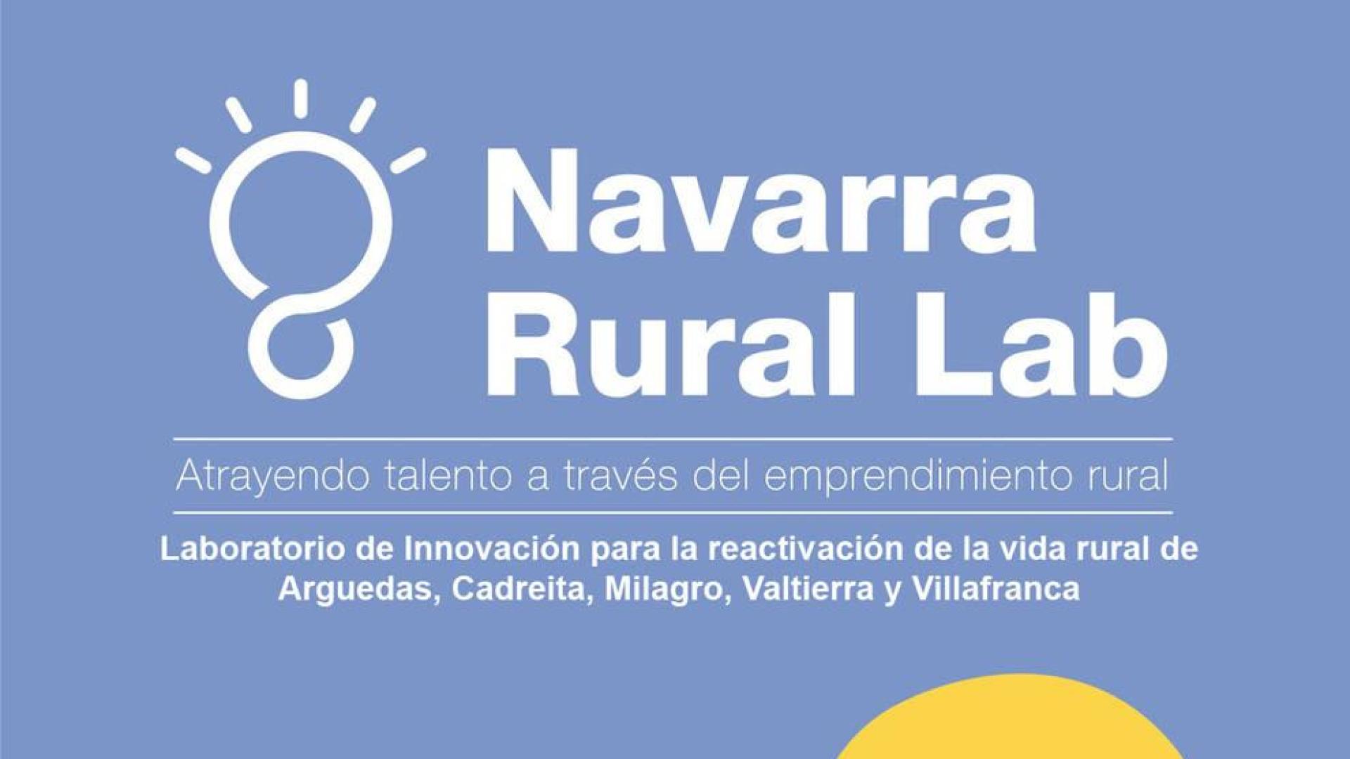 Cartel del programa.Navarra Rural Lab
