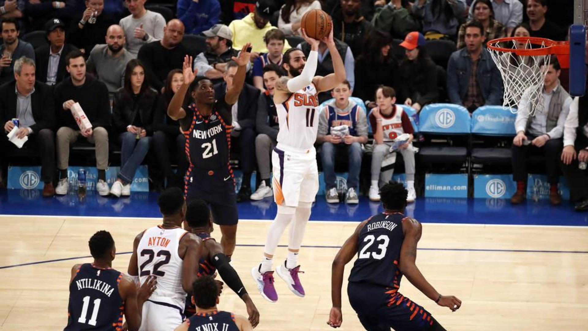 Ricky Rubio celebra su paternidad rozando el 'triple-doble'