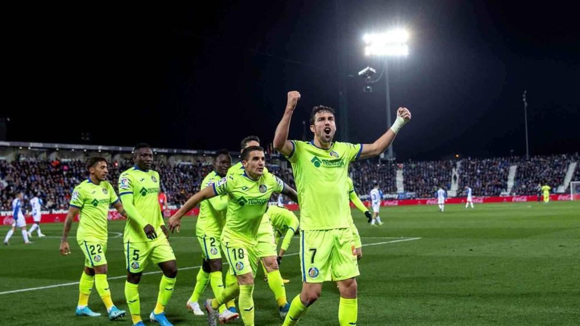 El Getafe duerme en Europa gracias a una brillante primera parte