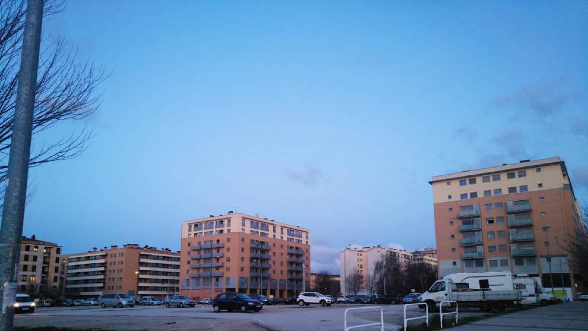 Comienzo de la zona azul de la Rochapea