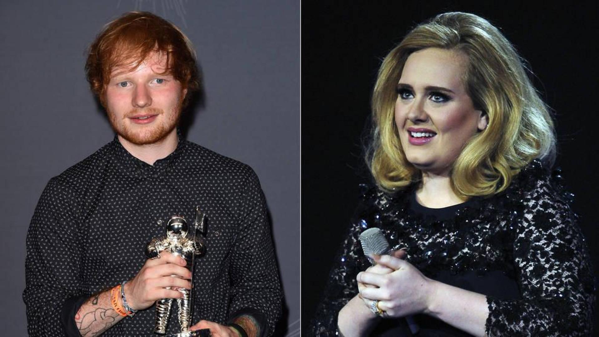 Adele y Ed Sheeran, los artistas de mayor éxito comercial en la última década