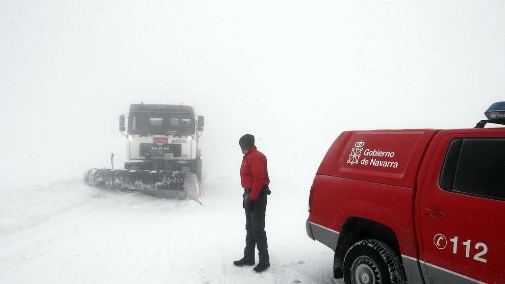 La nieve ha cubierto este domingo la zona de Larra-Belagoa.