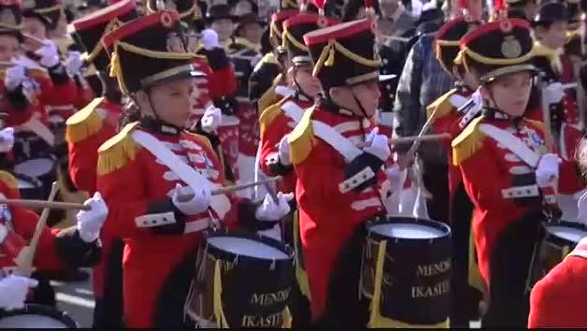 San Sebastián celebra su tradicional 'Tamborrada'