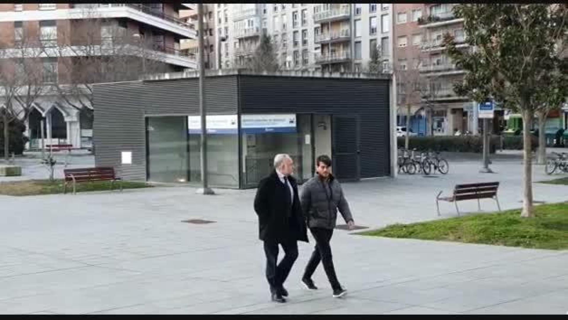 Llegada de Maquirriain a la Audiencia
