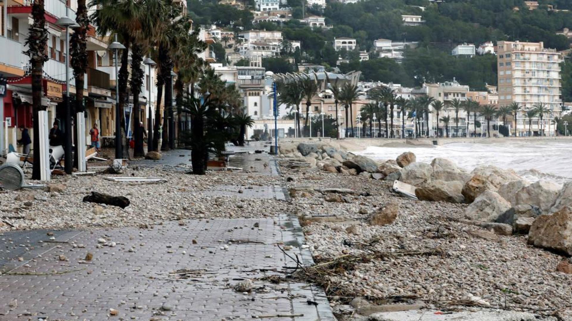 La borrasca 'Gloria' seguirá dejando intensas nieves, lluvia, viento y oleaje