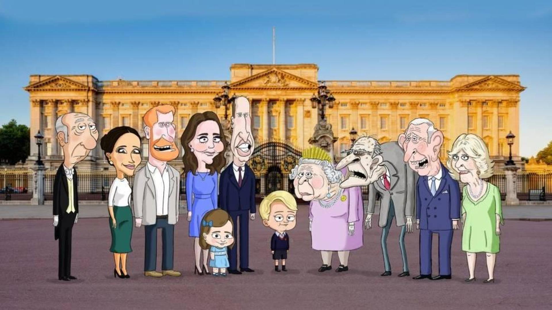 Serie satírica de dibujos animados sobre la familia real británica