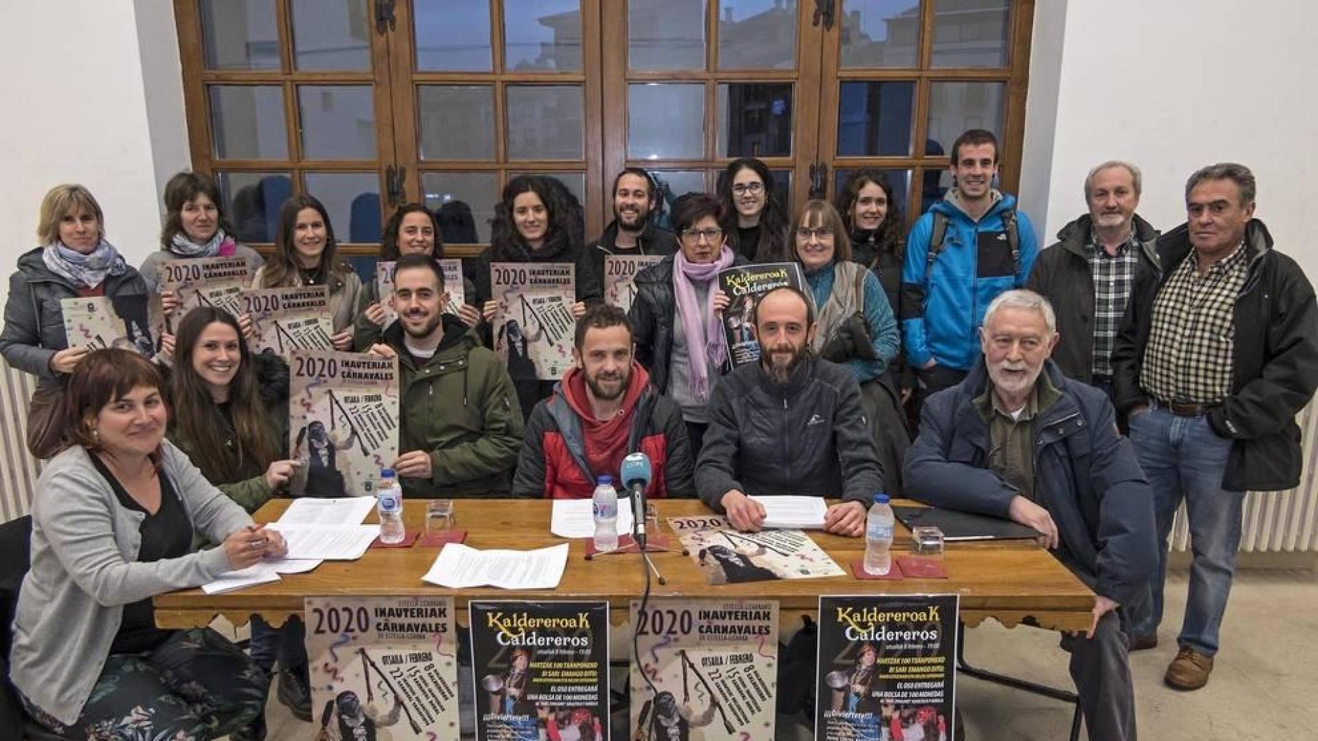 Organizadores de los carnavales de Estella.