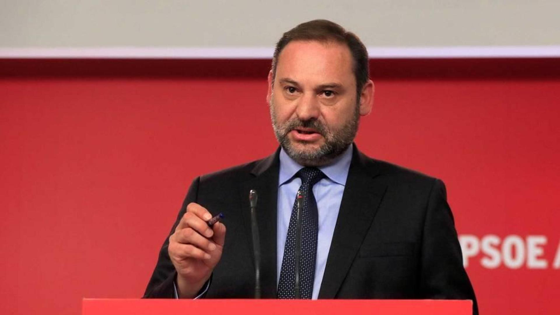 El secretario de Organización del PSOE y ministro de Fomento en funciones, José Luis Ábalos.