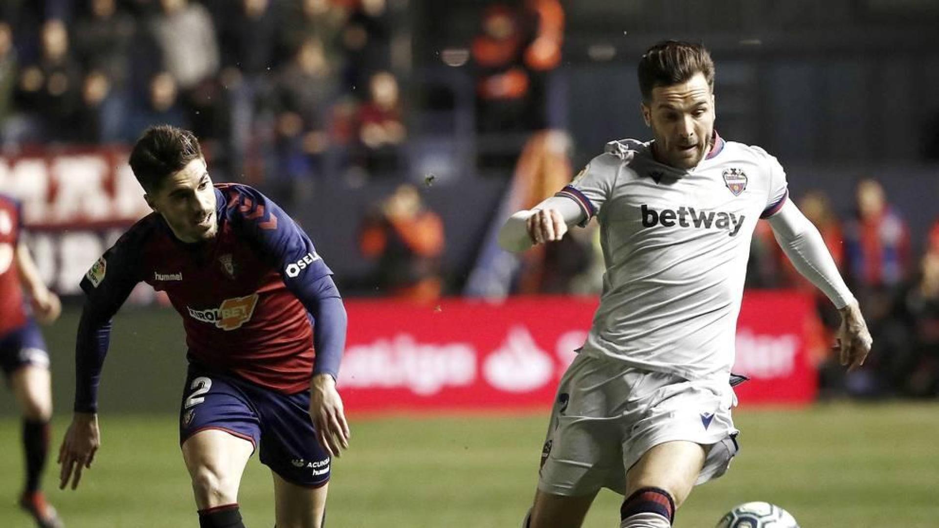 Osasuna-Levante en directo: narración minuto a minuto