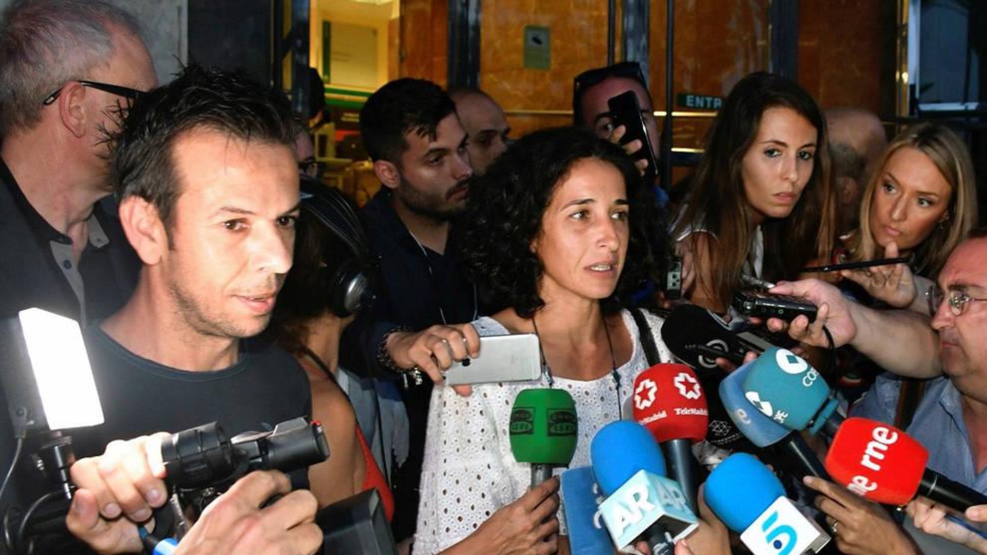 En el centro, Patricia Ramírez, madre del niño Gabriel Cruz asesinado en Níjar (Almería).