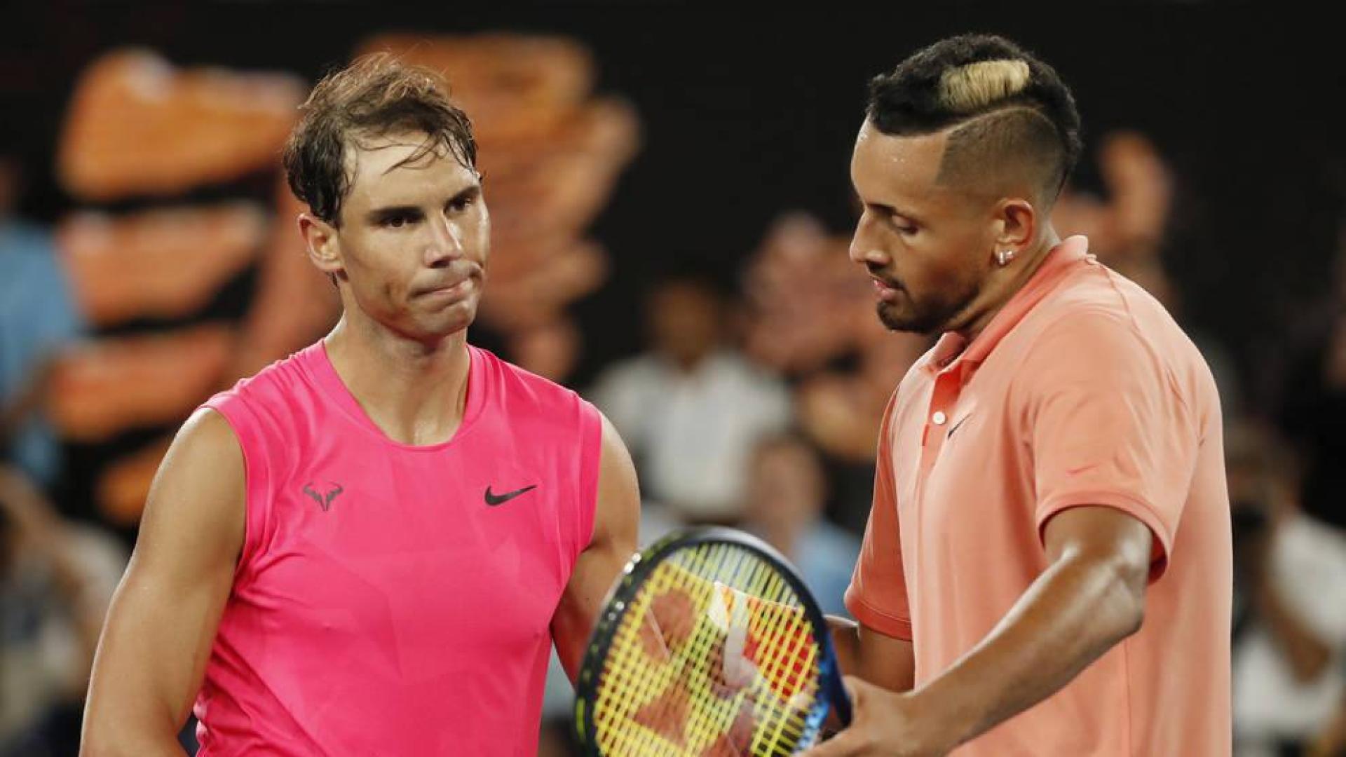 Nadal logra un trabajado pase a cuartos en Australia contra un motivado Kyrgios