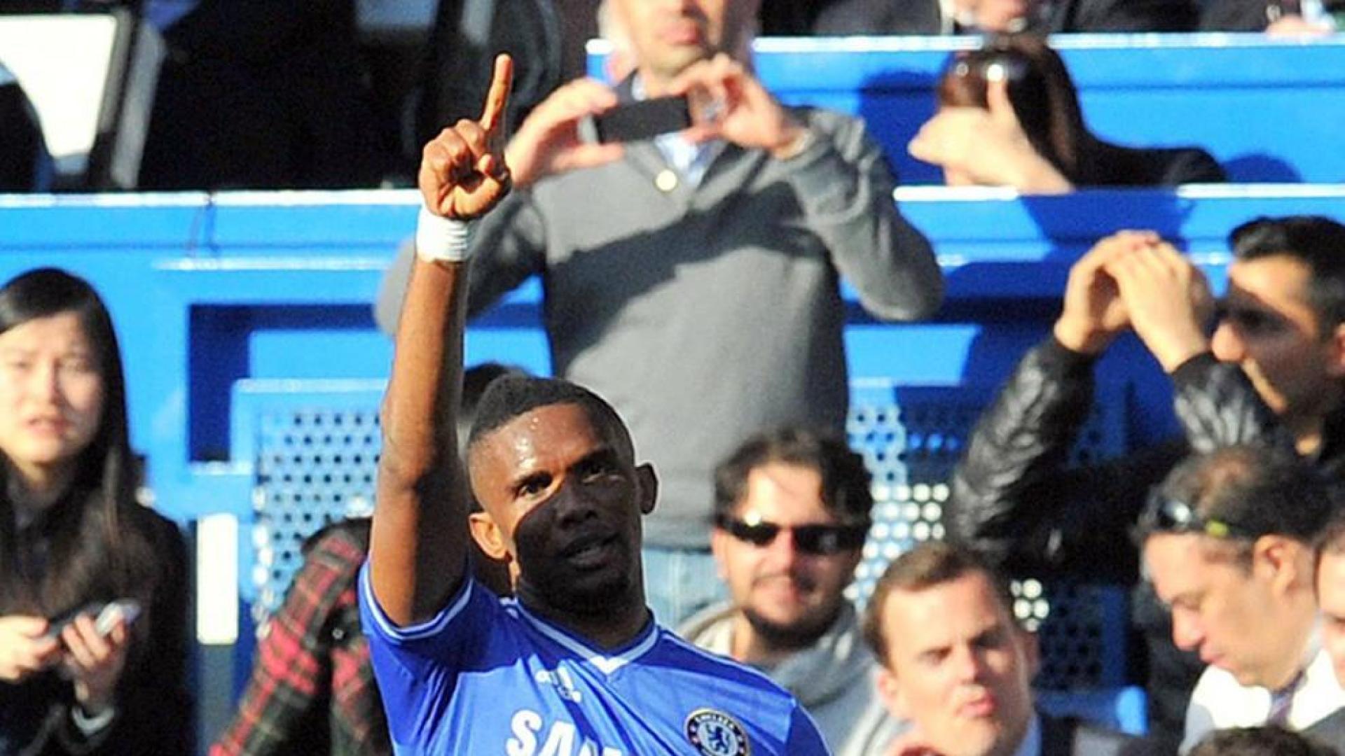 El camerun&eacute;s, Samuel Eto'o, con el Chelsea