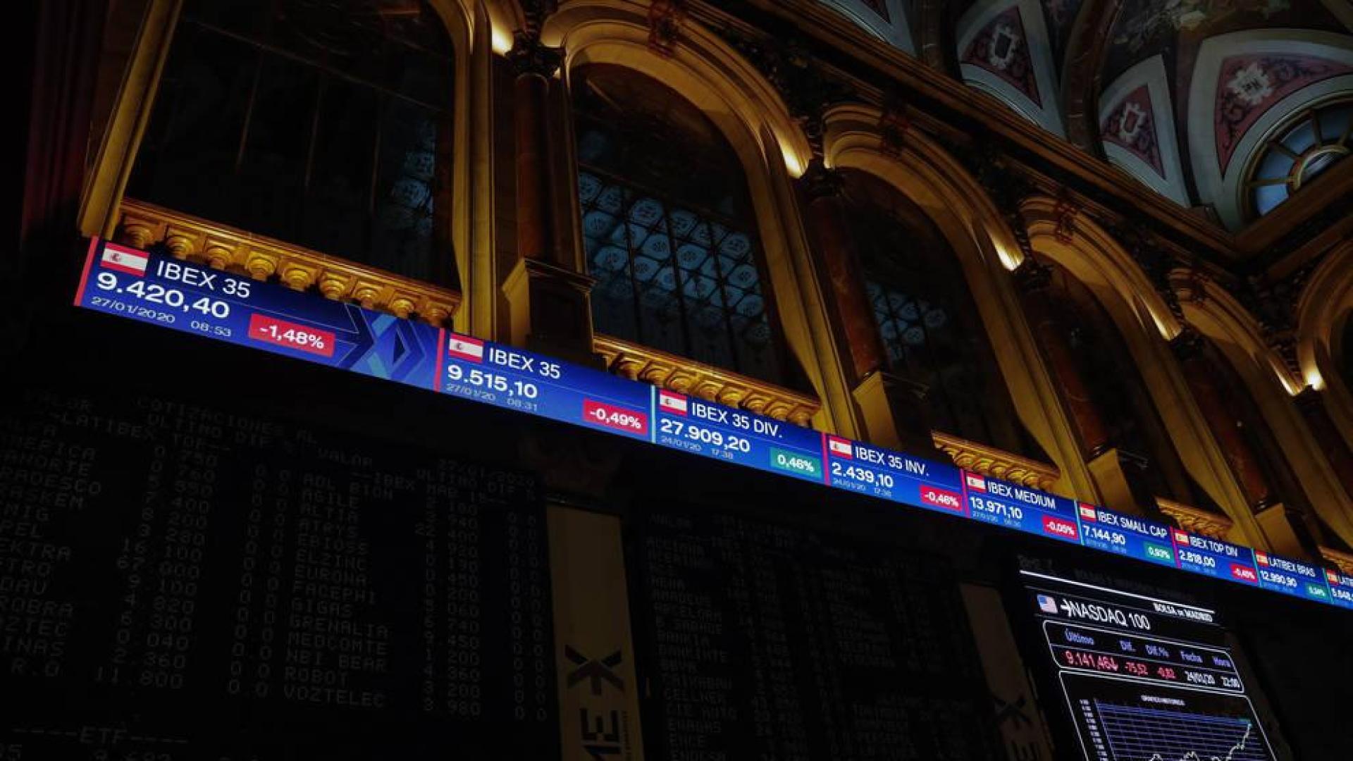 El Ibex 35 recupera los 9.400 en la apertura tras hundirse este lunes más de un 2%