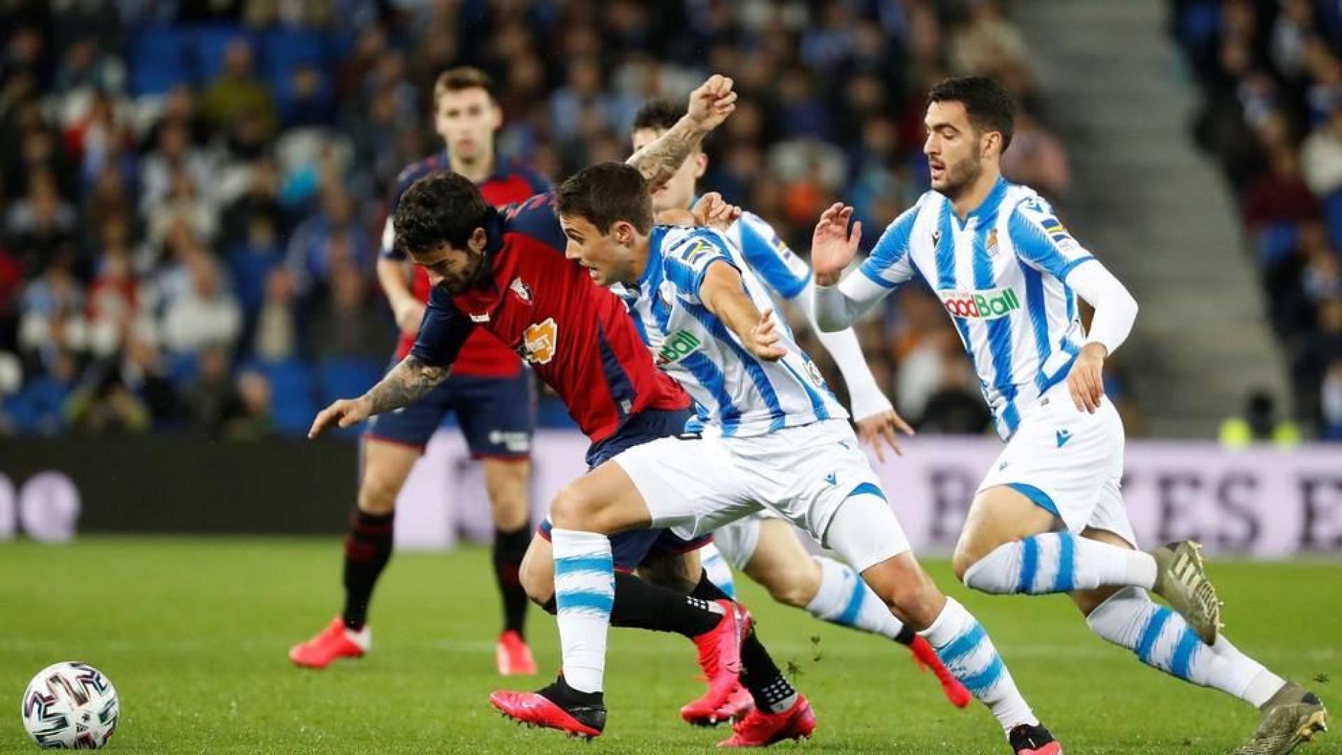 Real Sociedad-Osasuna en directo: narración minuto a minuto