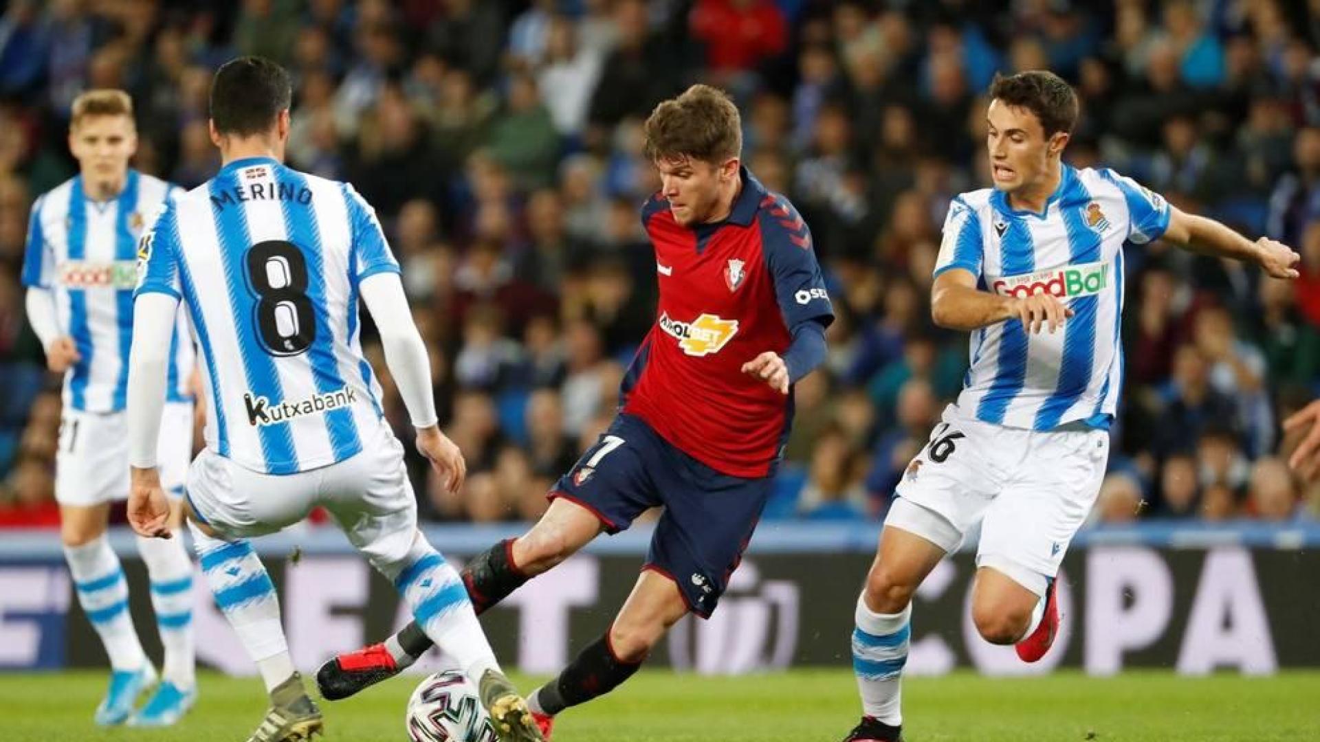 Real Sociedad-Osasuna en directo: narración minuto a minuto