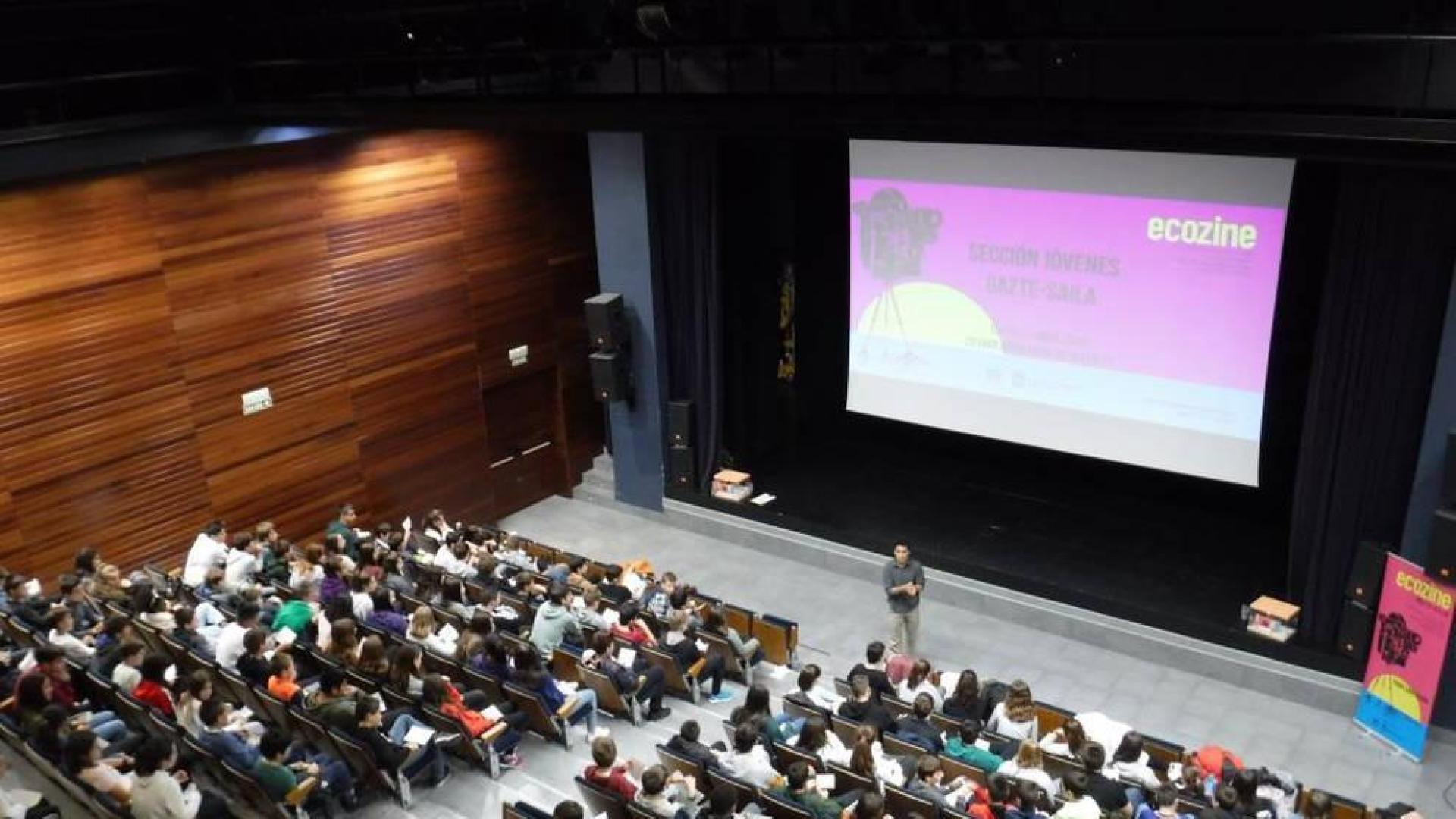 Una proyección del Festival Internacional de Cine y Medio Ambiente, Ecozine.