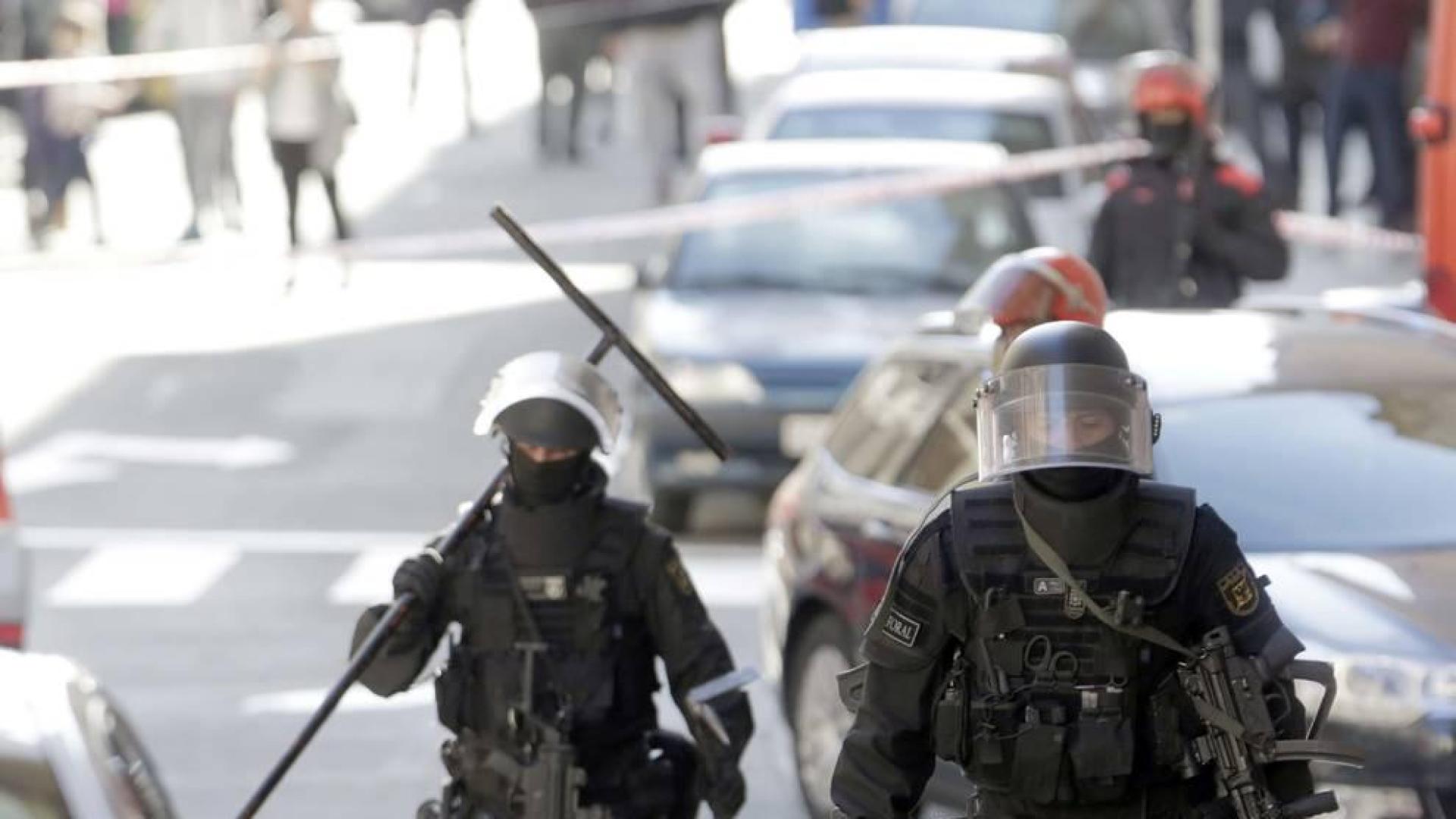 Los agentes del GIE fueron movilizados.