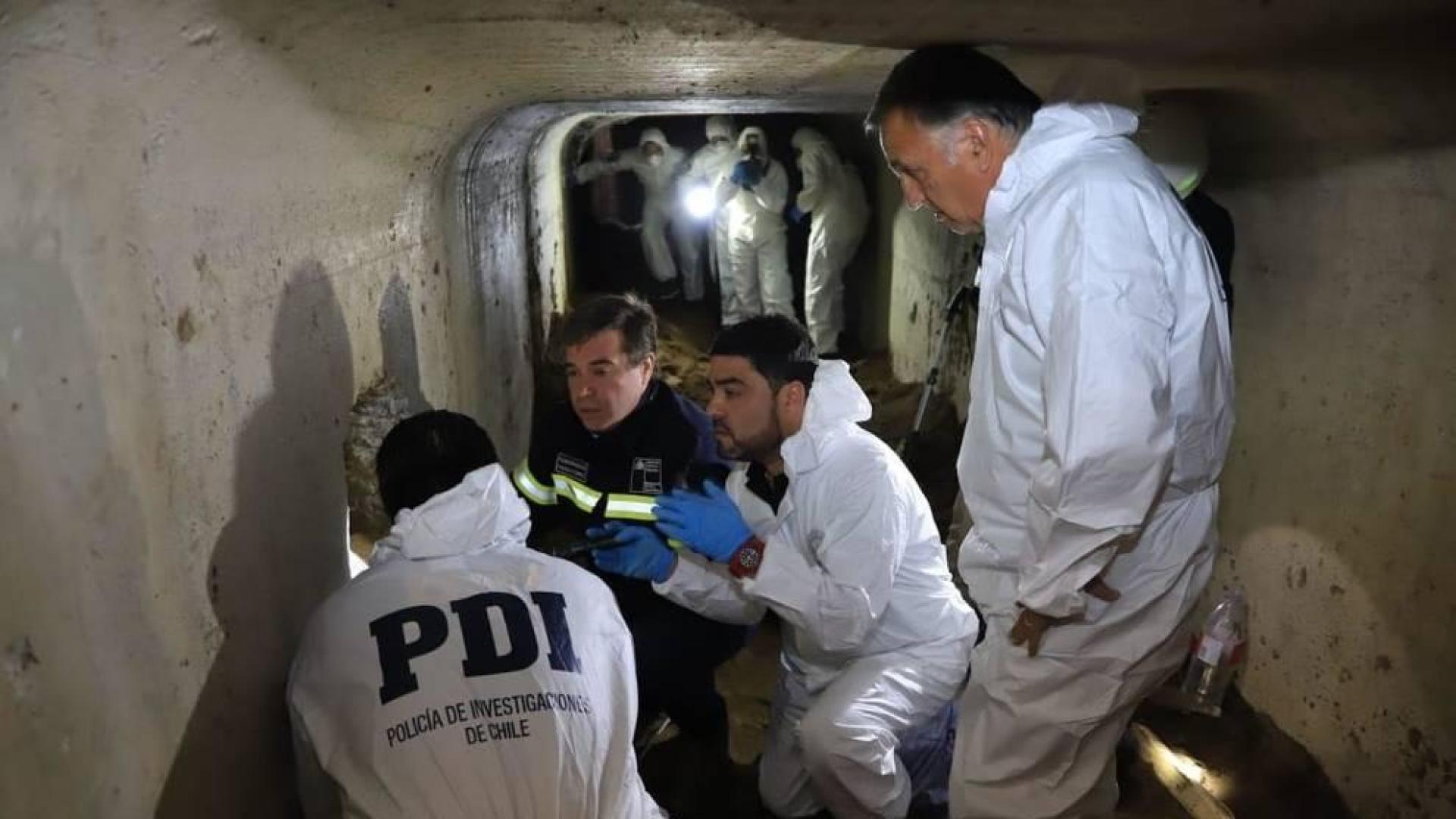 Cinco detenidos cuando excavaban un túnel para robar un banco en Chile