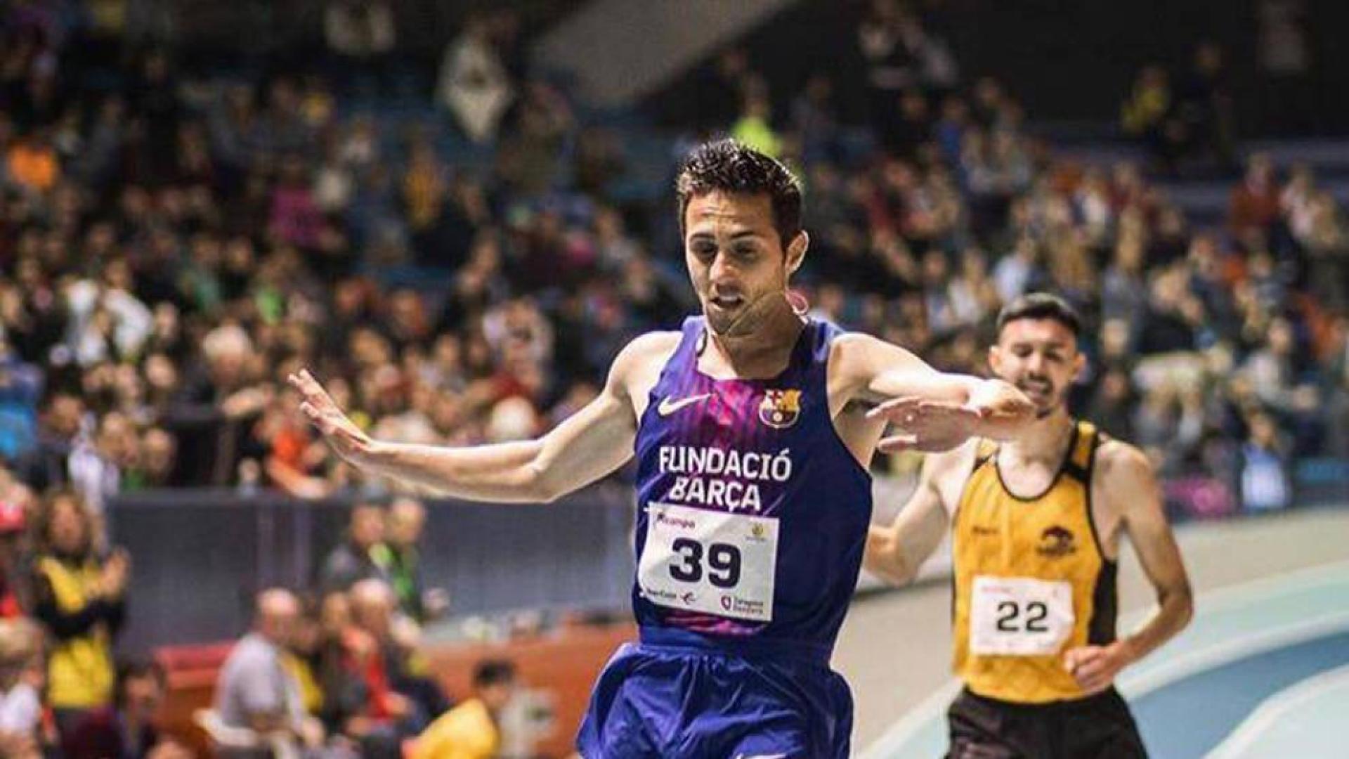 Javier Nagore se rompe la clavícula al caer en meta
