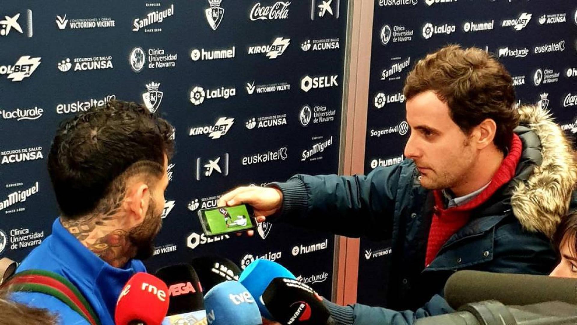 Rubén García: "En directo ya he notado los tacos a la altura del tobillo"