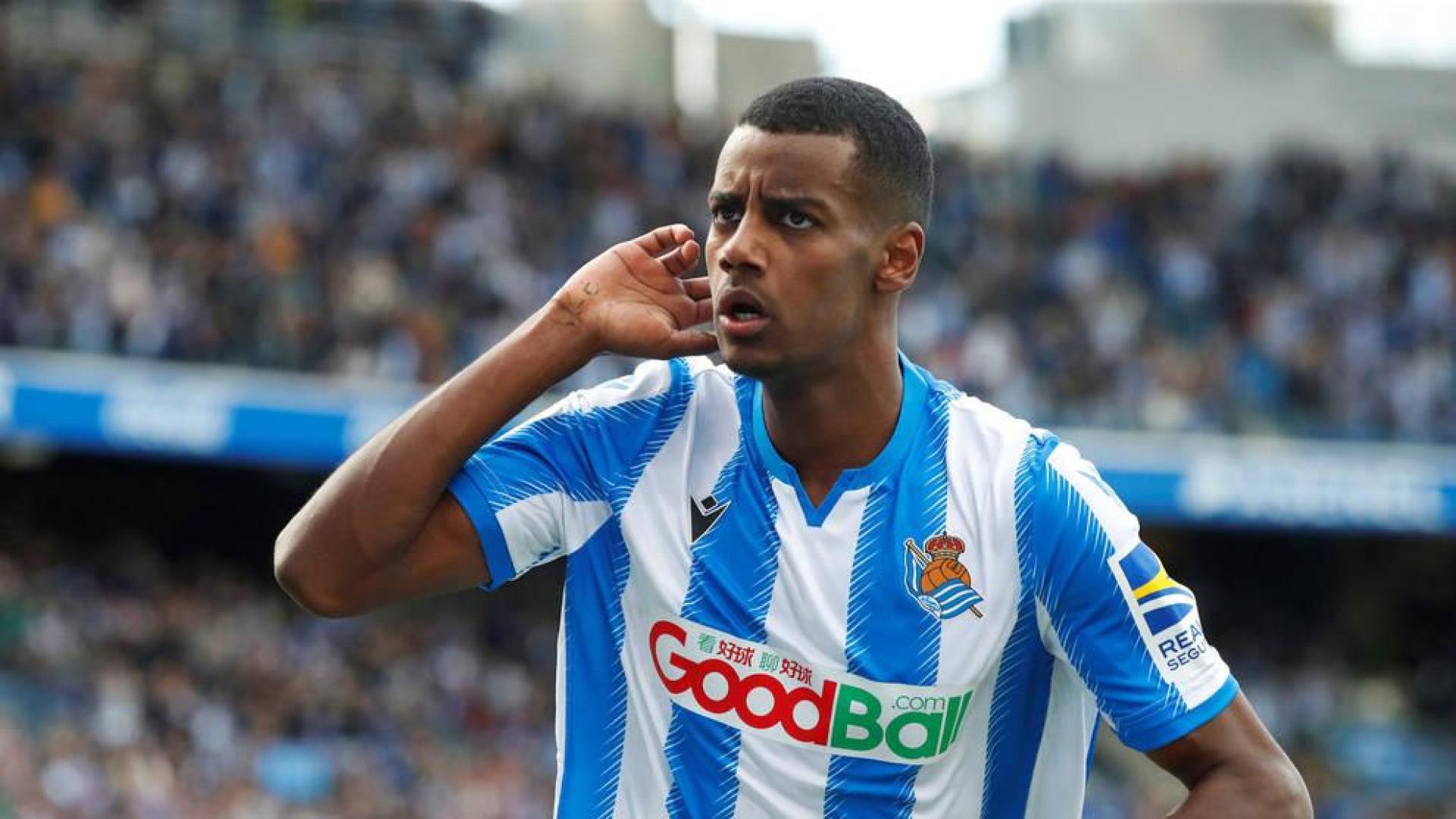 Isak celebra el definitivo 2-1.
