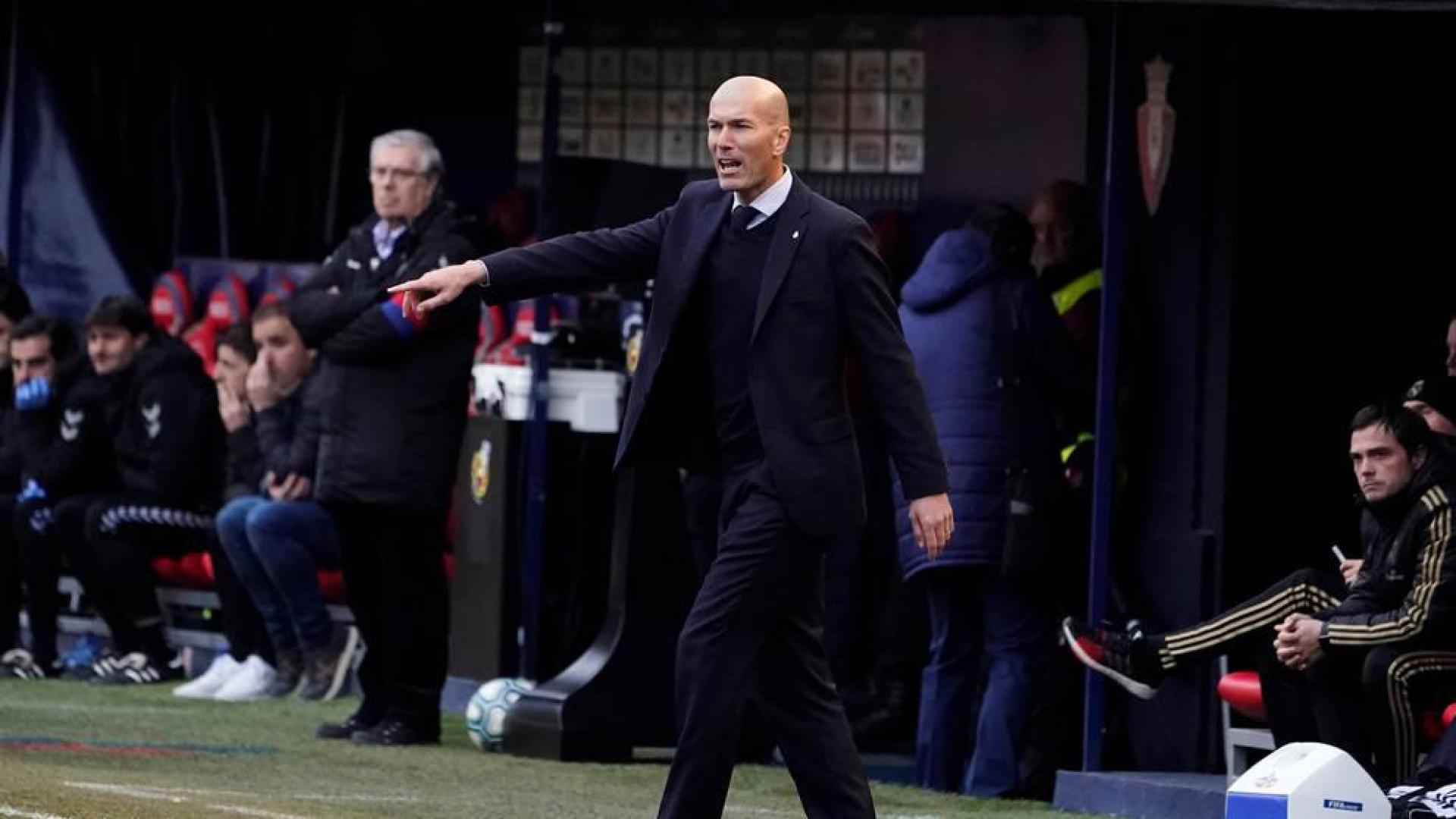 Zidane, en El Sadar.
