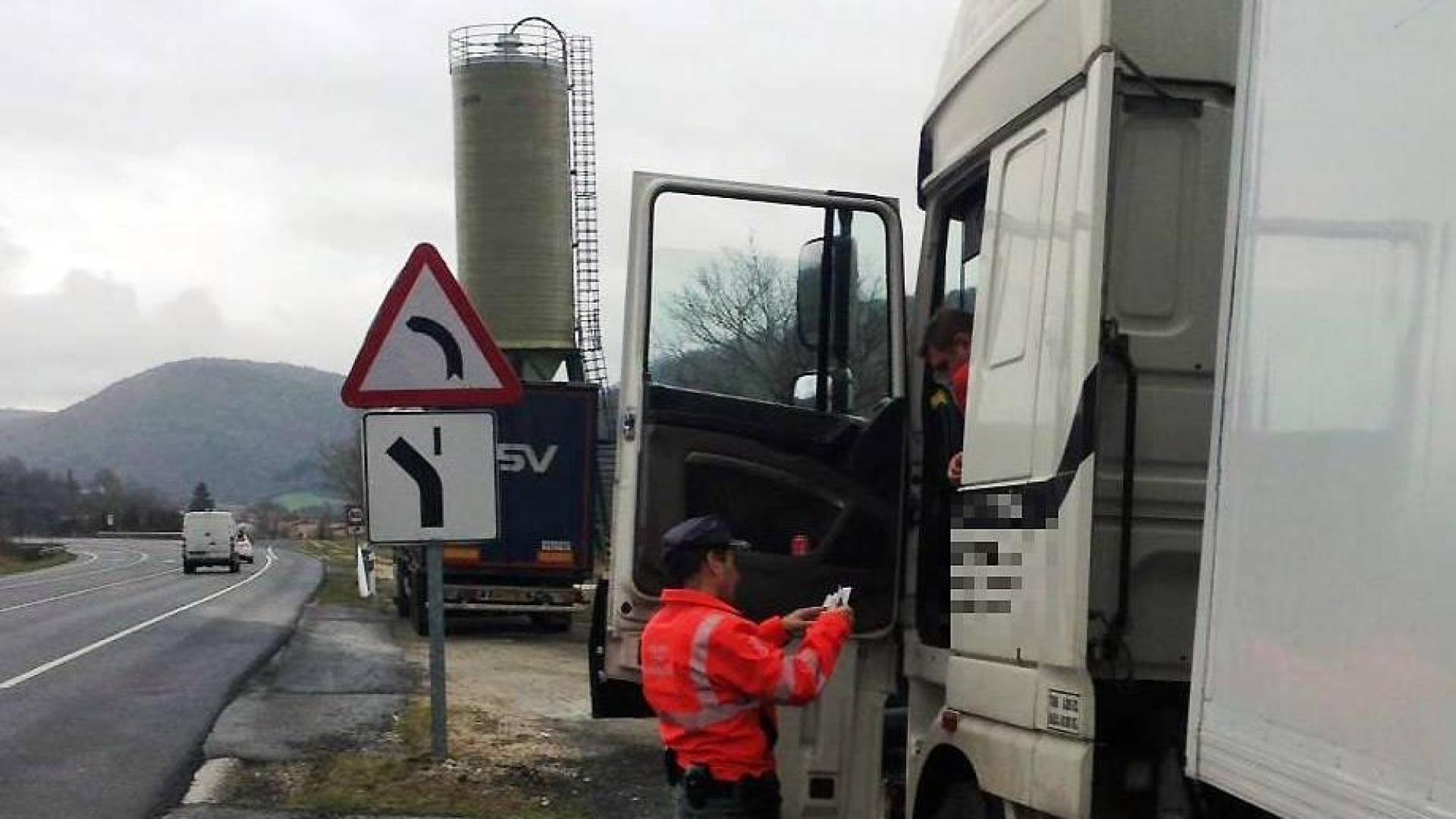 Denunciados por exceso de velocidad en un control en Ezkabarte el 3,5% de vehículos