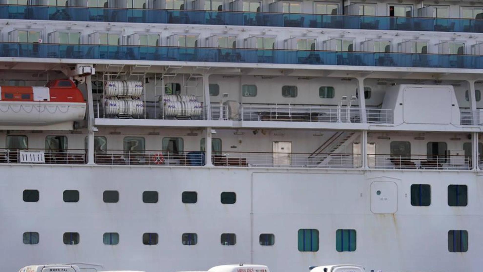 Japón confirma 174 casos de coronavirus a bordo del crucero en cuarentena