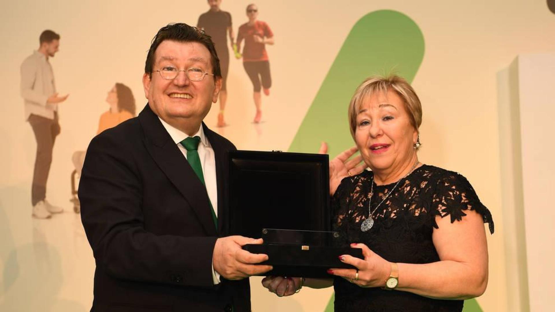 Luisa Garrido Hernández, elegida mejor vendedora de la ONCE 2019 en Navarra