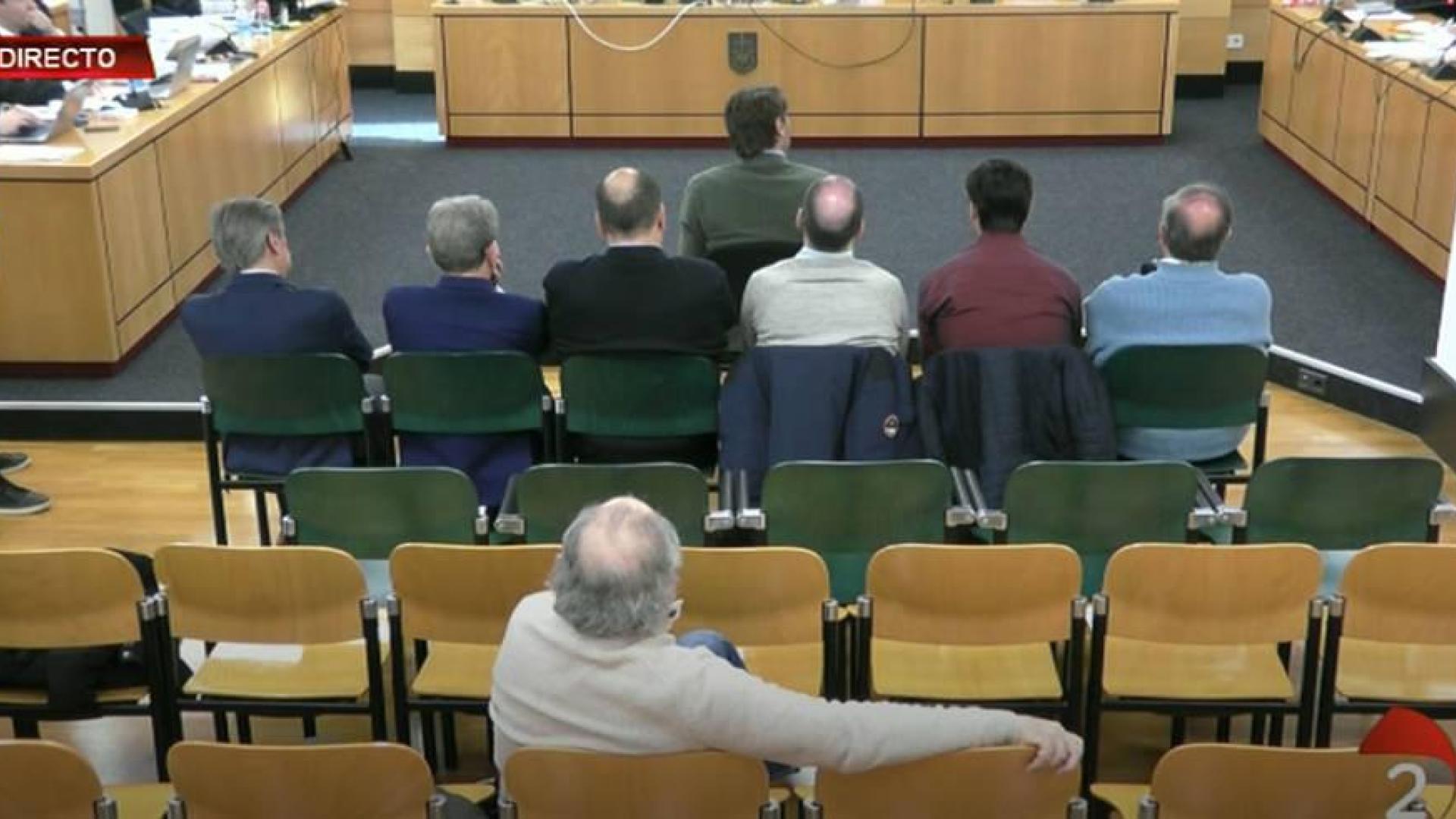 Un momento del juicio por el Caso Osasuna de este lunes