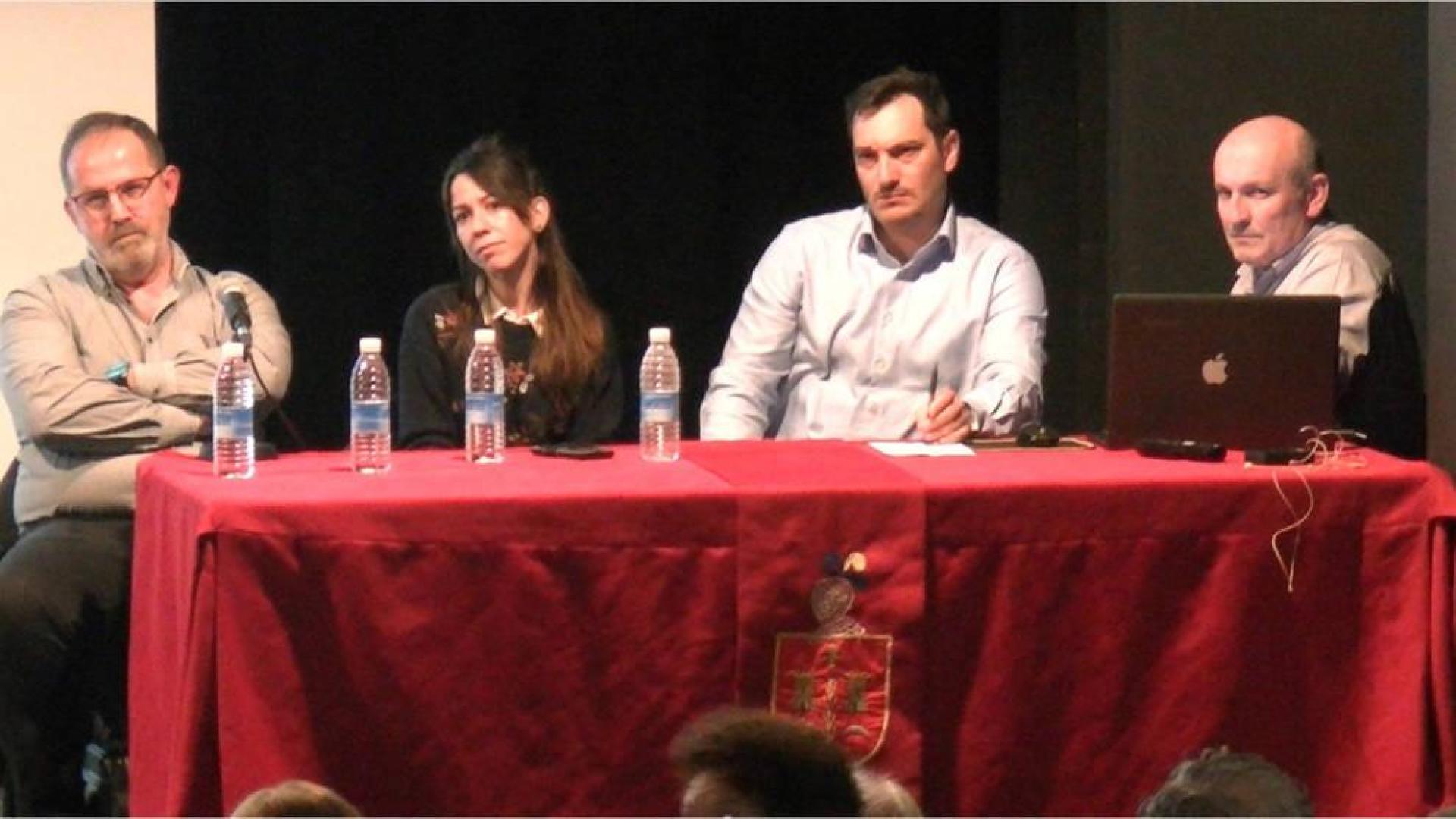 Javier iribarren, María Chaudarcas, Nicolás Ulibarri y Víctor Pinillos