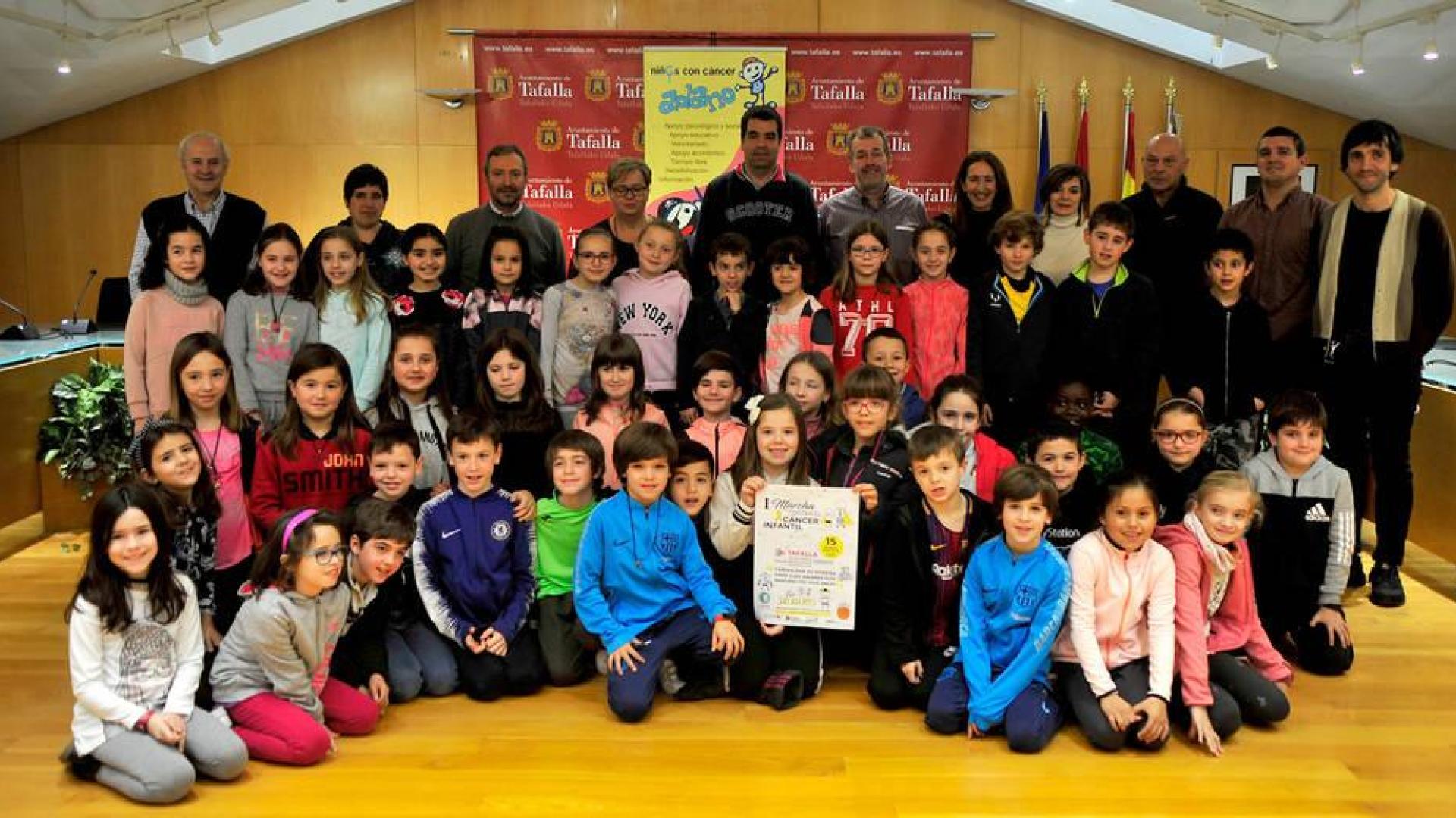La I Marcha Contra el Cáncer Infantil en Tafalla suma más de 1.000 inscritos