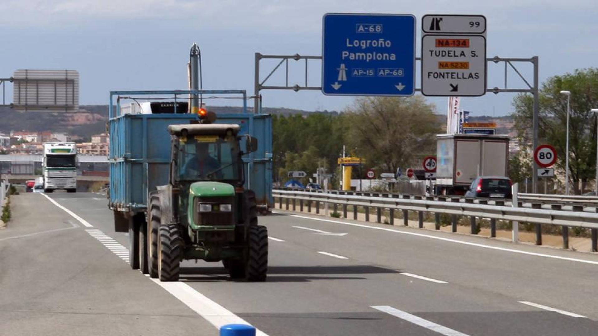 Ribaforada también pide solución al tráfico agrícola por la autovía