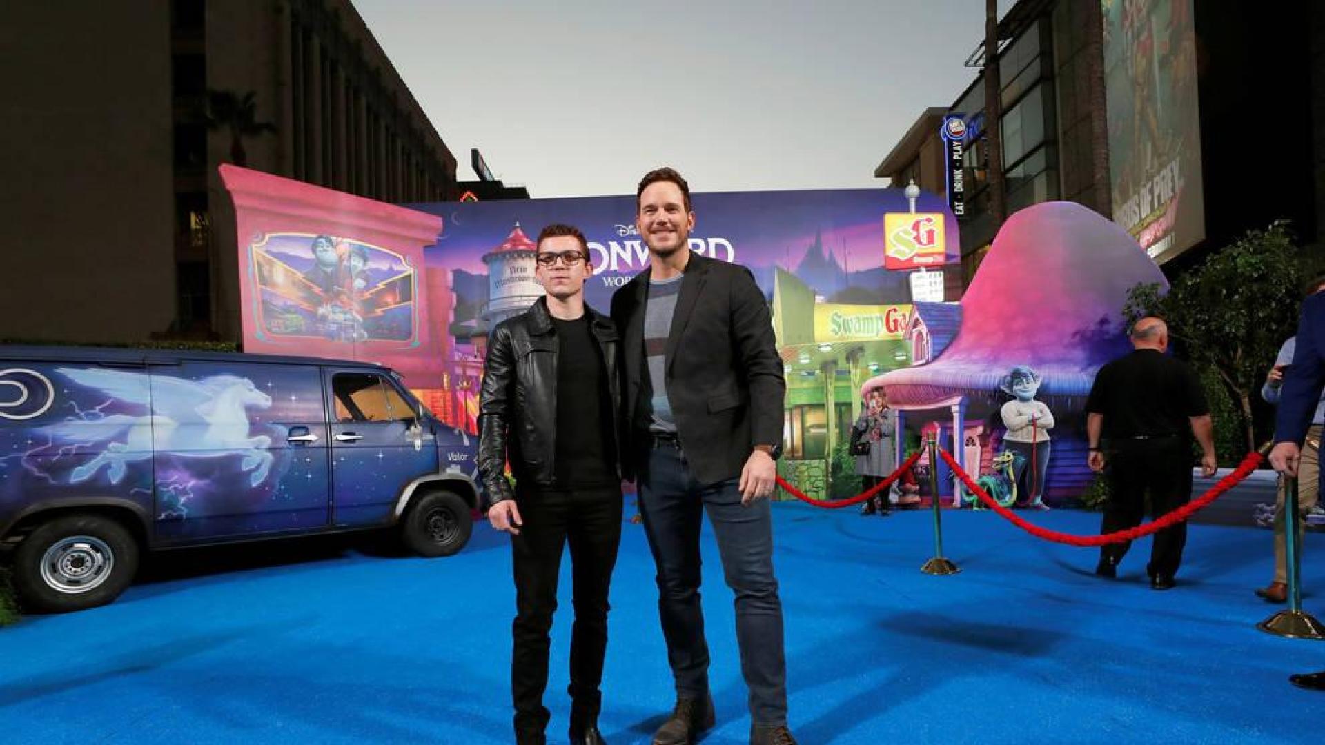 Tom Holland y Chris Pratt apadrinan el regreso de Pixar con 'Onward'