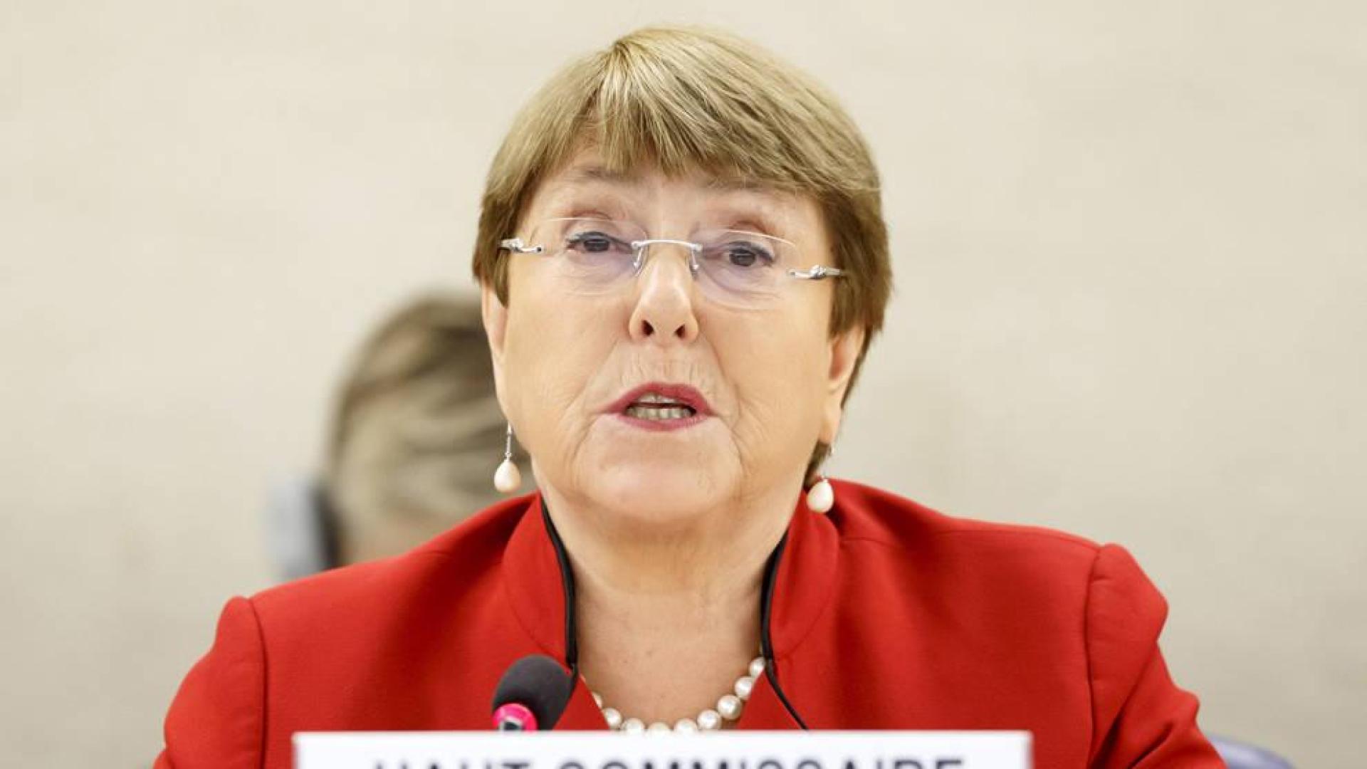 La alta comisionada de la ONU para los derechos humanos, Michelle Bachelet