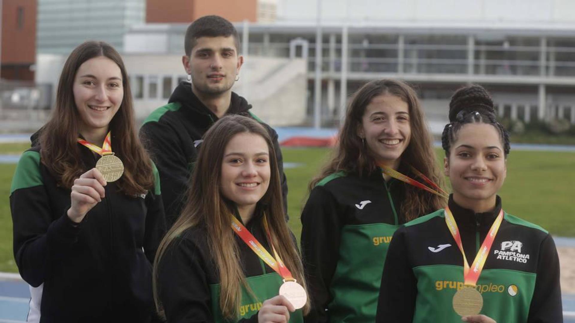Un lustro de récords del atletismo navarro
