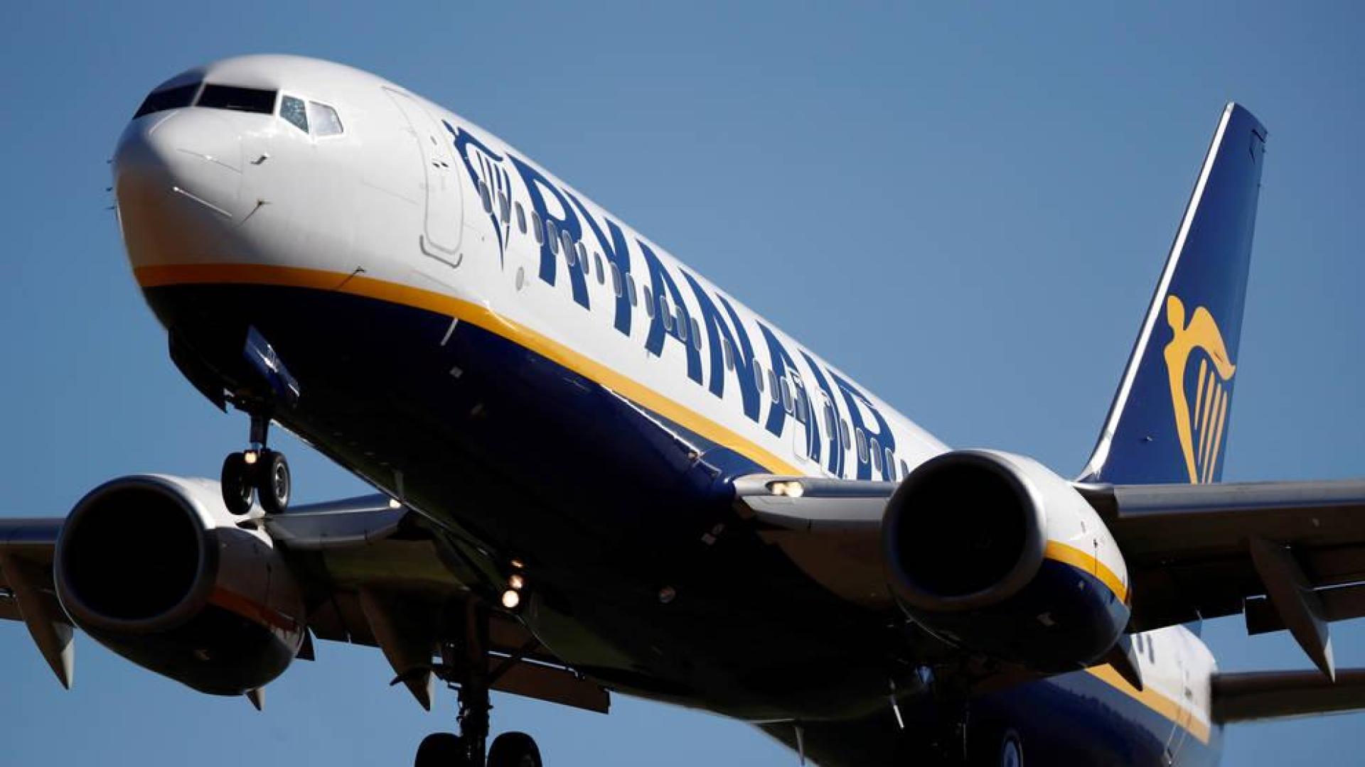 Un avión de Ryanair.