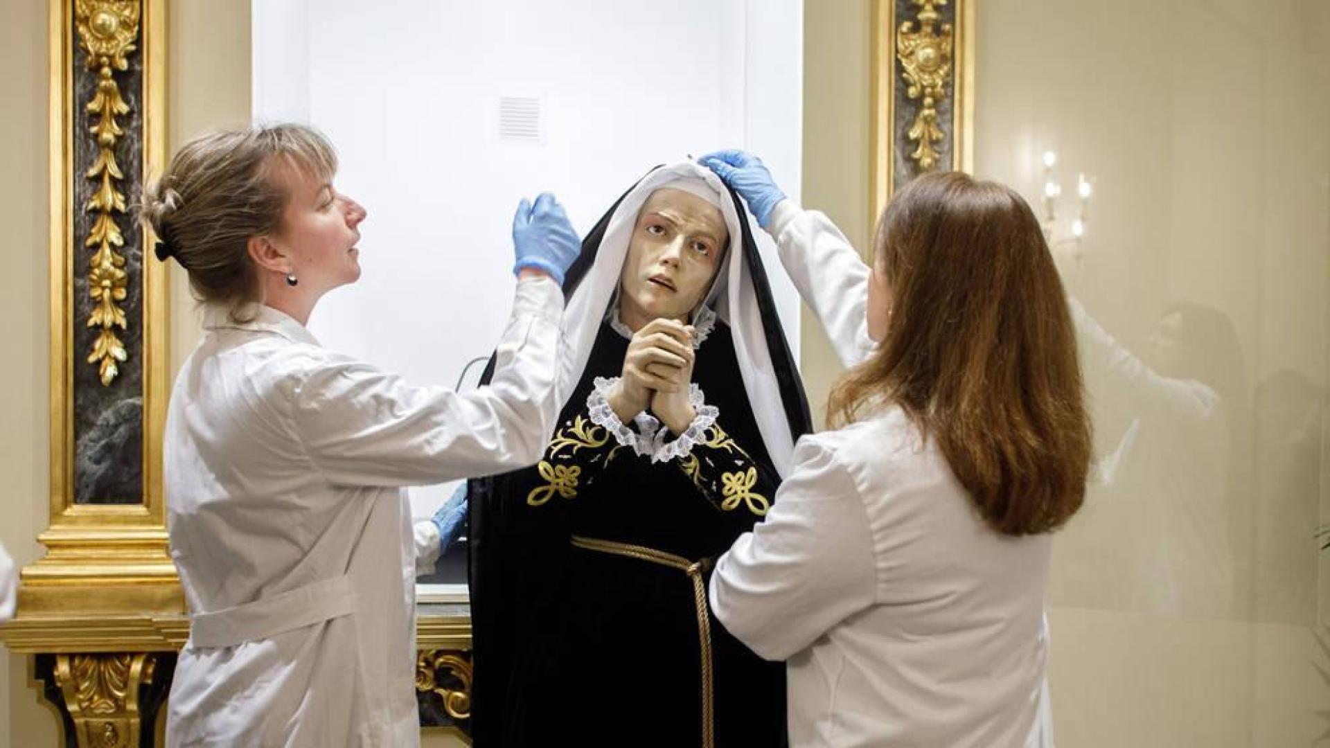 El Ayuntamiento inicia la restauración de la imagen de La Dolorosa y de sus andas procesionales