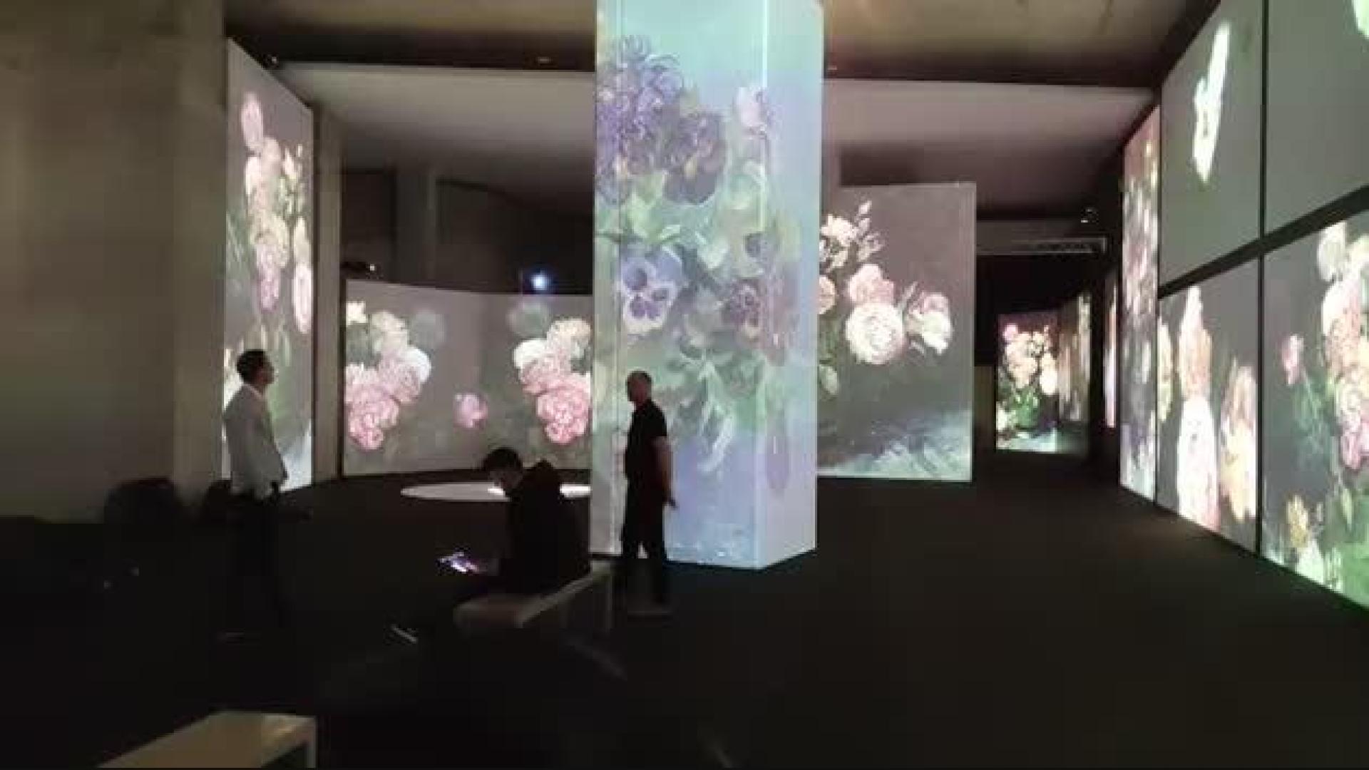 Presentación de la exposición Van Gogh Alive – The Experience en Baluarte.