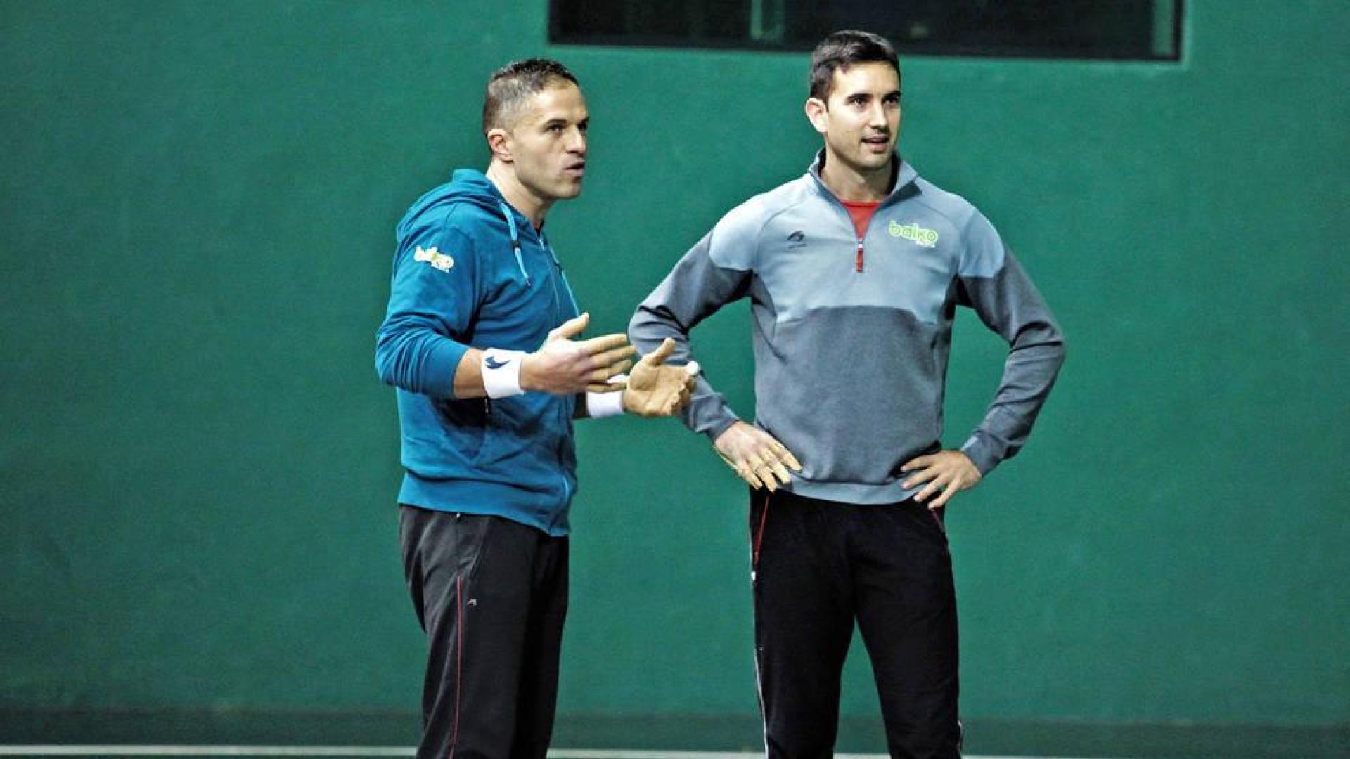 Aimar Olaizola y Mikel Urrutikoetxea optan hoy a su segunda liguilla de semifinales como pareja.